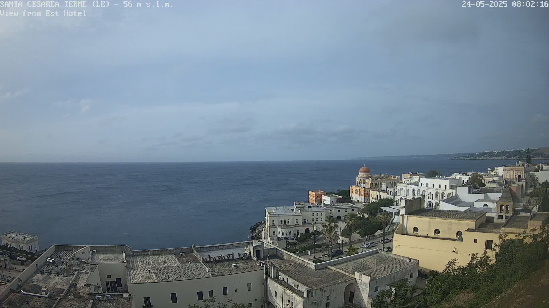 Santa Cesarea Terme, Strait of Otranto Live Cam - Lecce, Apulia, Italy
