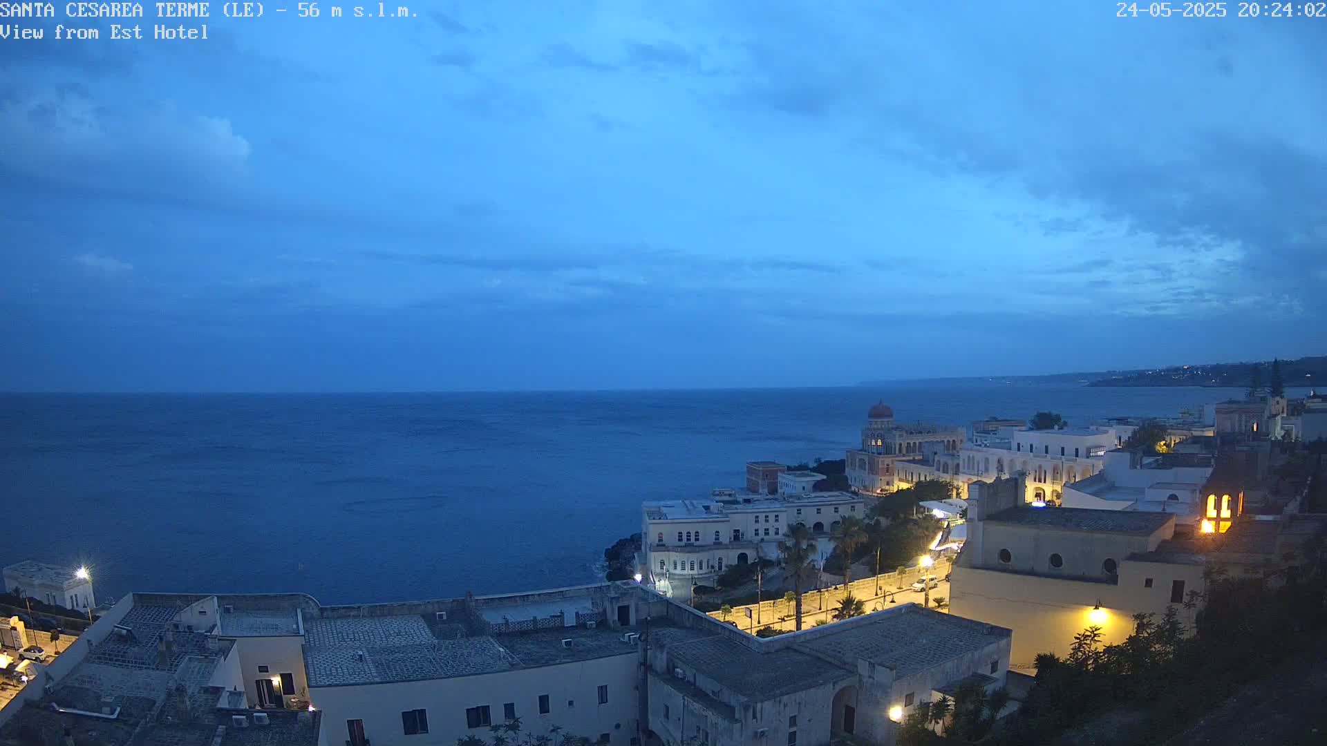 Santa Cesarea Terme, Strait of Otranto Live Cam - Lecce, Apulia, Italy