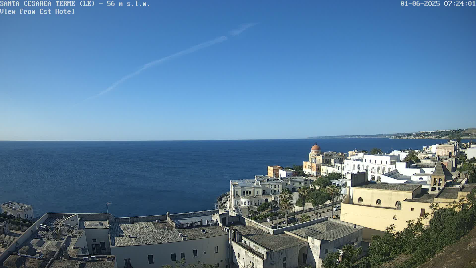Santa Cesarea Terme, Strait of Otranto Live Cam - Lecce, Apulia, Italy