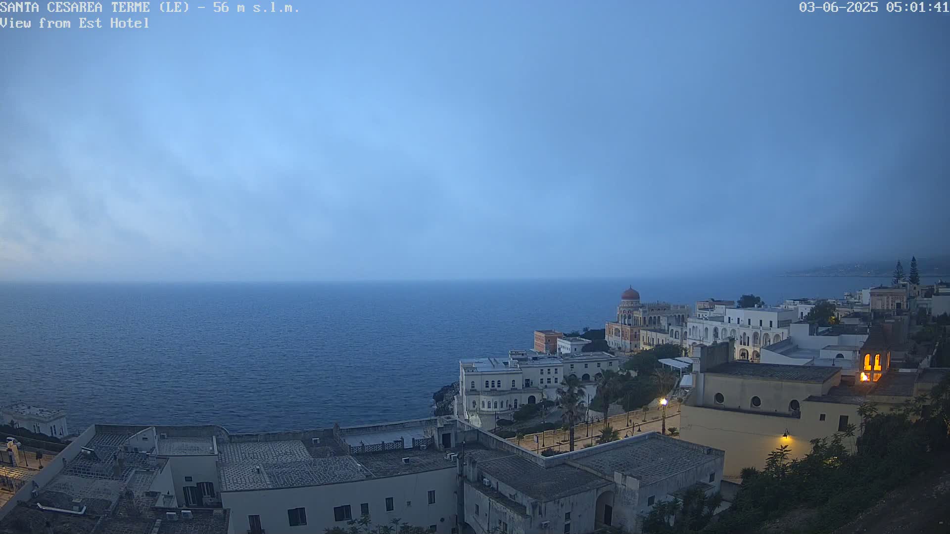 Santa Cesarea Terme, Strait of Otranto Live Cam - Lecce, Apulia, Italy