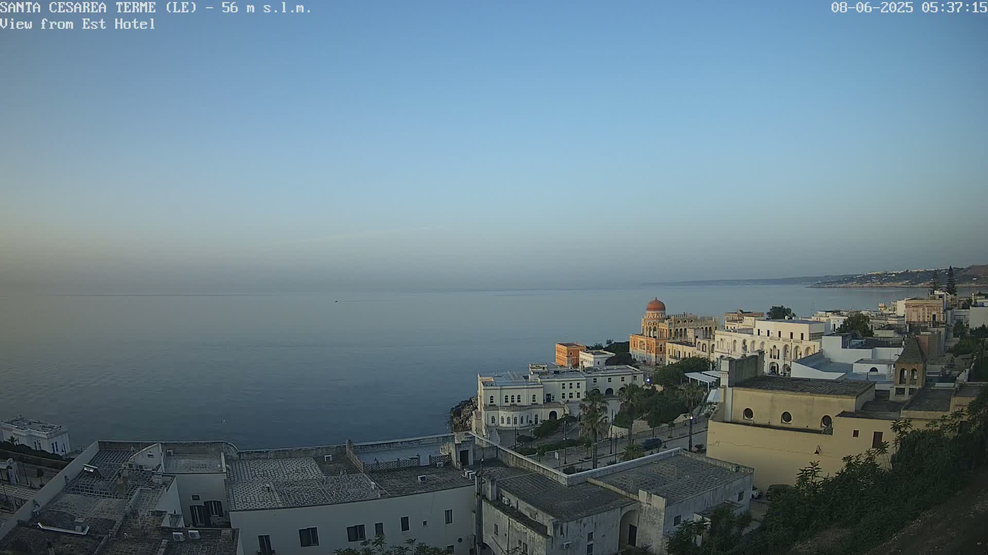 Santa Cesarea Terme, Strait of Otranto Live Cam - Lecce, Apulia, Italy