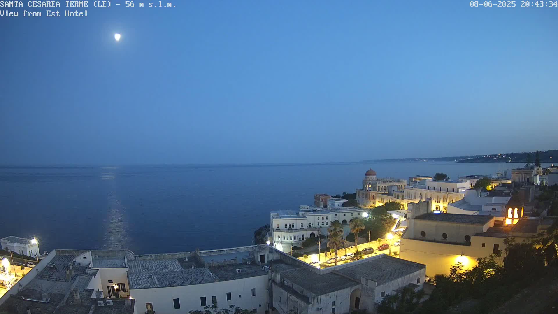 Santa Cesarea Terme, Strait of Otranto Live Cam - Lecce, Apulia, Italy