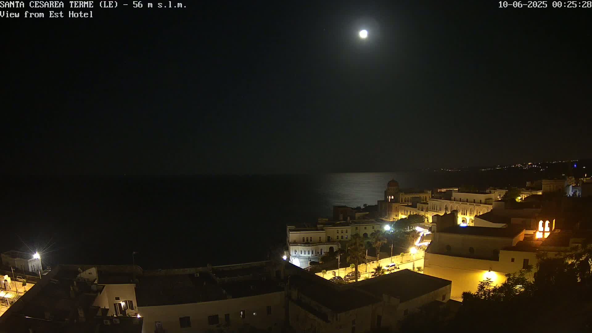 Santa Cesarea Terme, Strait of Otranto Live Cam - Lecce, Apulia, Italy