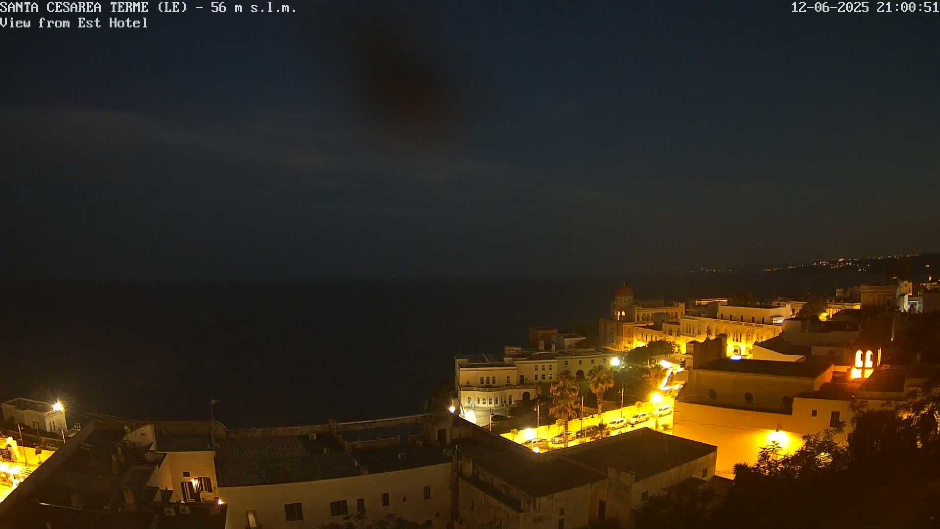Santa Cesarea Terme, Strait of Otranto Live Cam - Lecce, Apulia, Italy