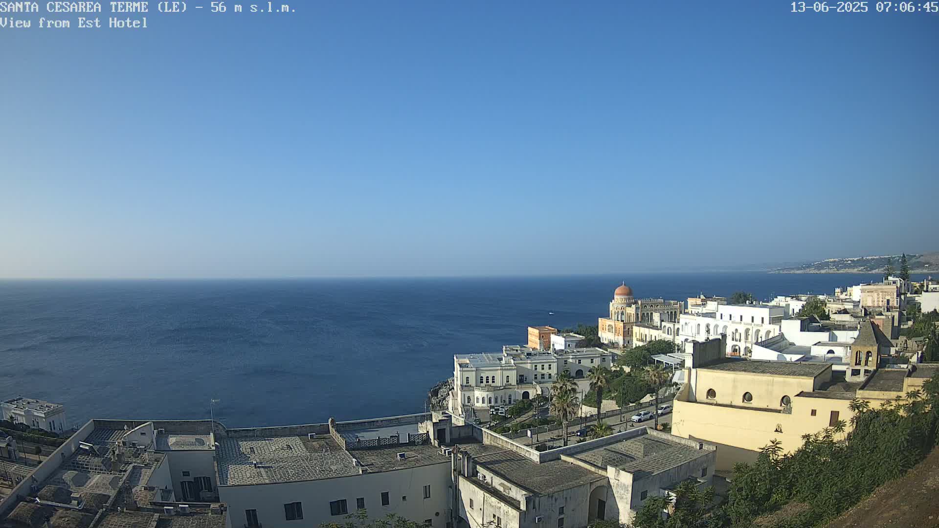 Santa Cesarea Terme, Strait of Otranto Live Cam - Lecce, Apulia, Italy
