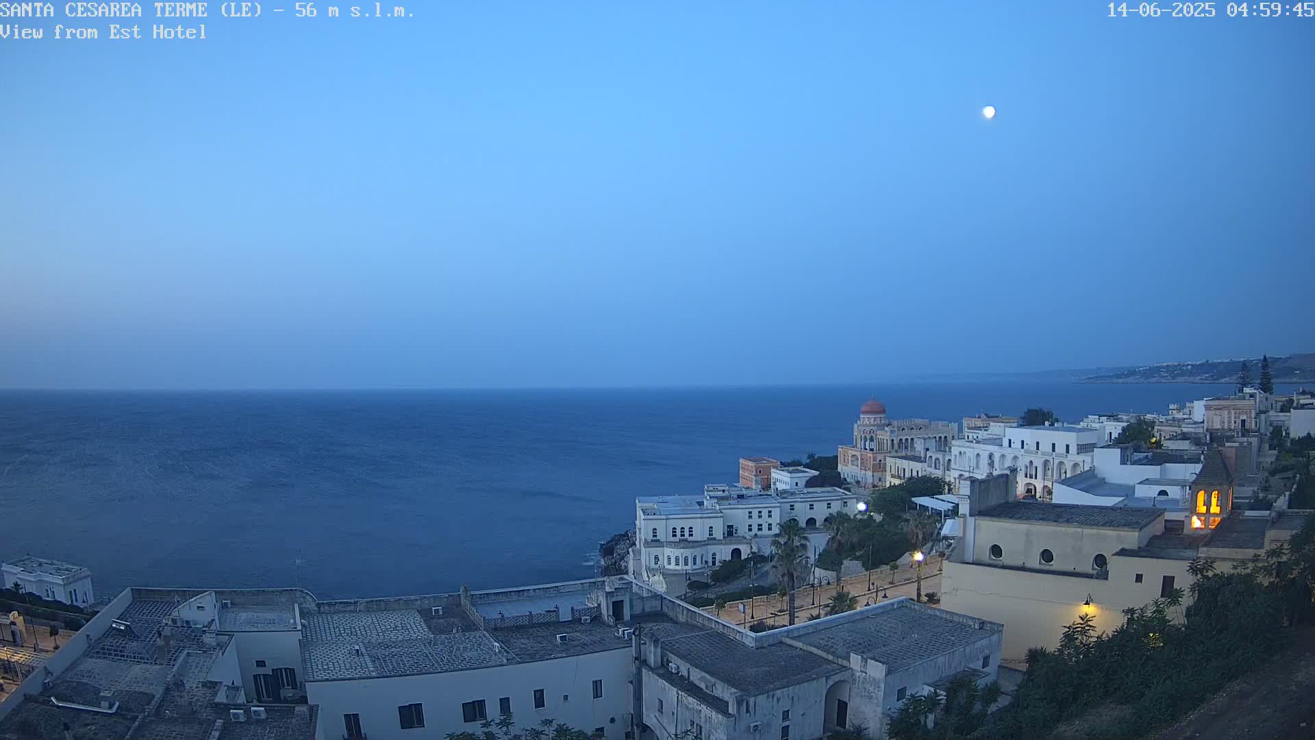 Santa Cesarea Terme, Strait of Otranto Live Cam - Lecce, Apulia, Italy