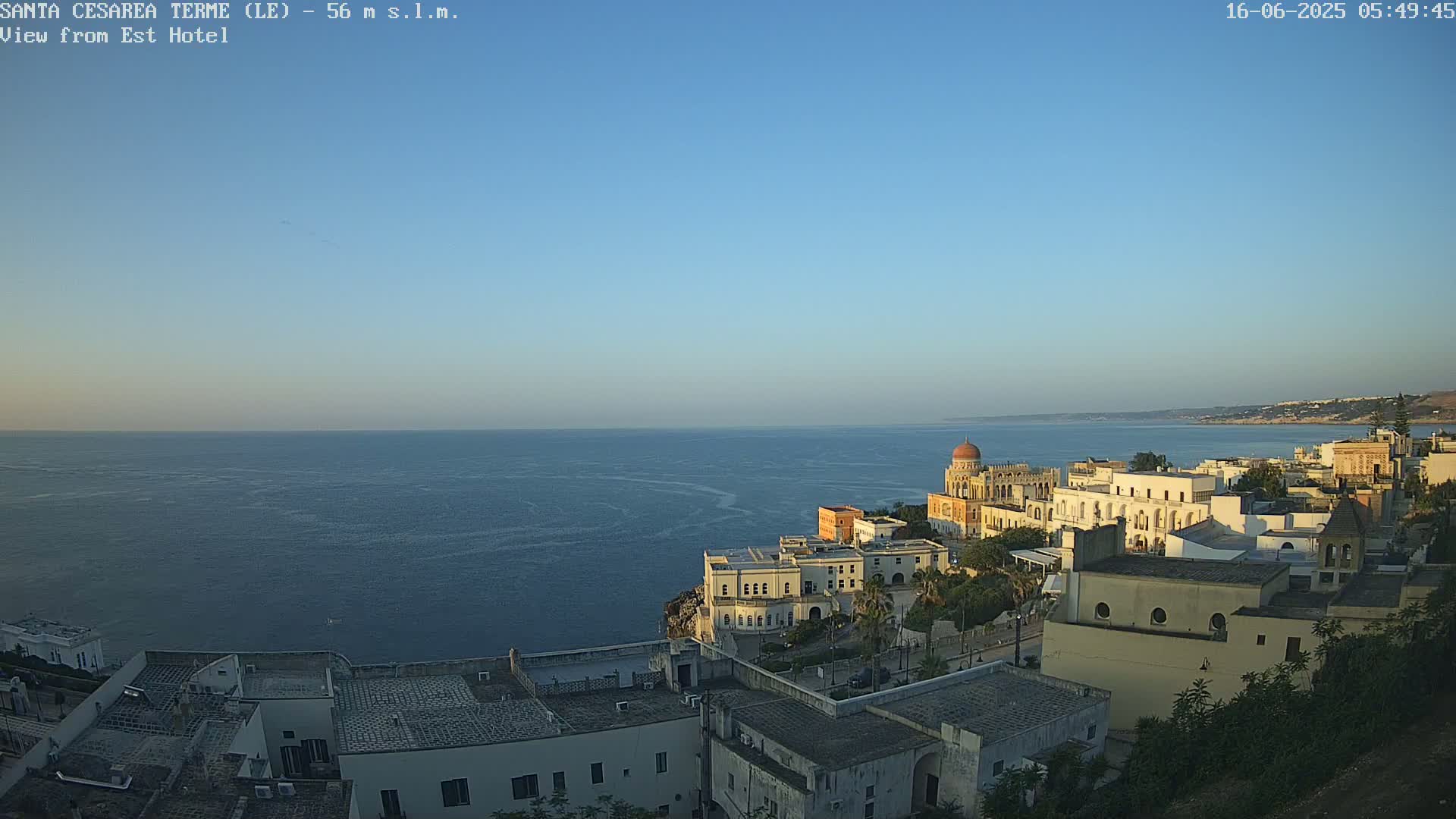 Santa Cesarea Terme, Strait of Otranto Live Cam - Lecce, Apulia, Italy