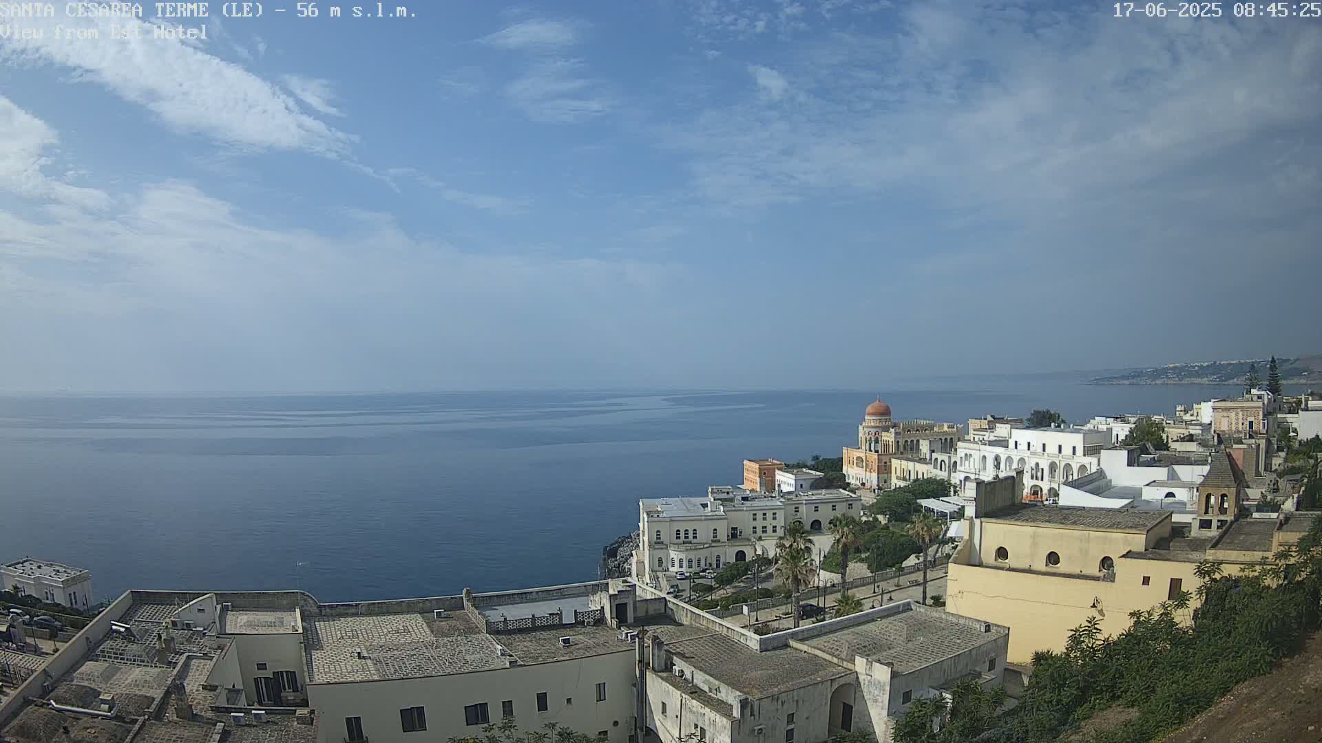 Santa Cesarea Terme, Strait of Otranto Live Cam - Lecce, Apulia, Italy