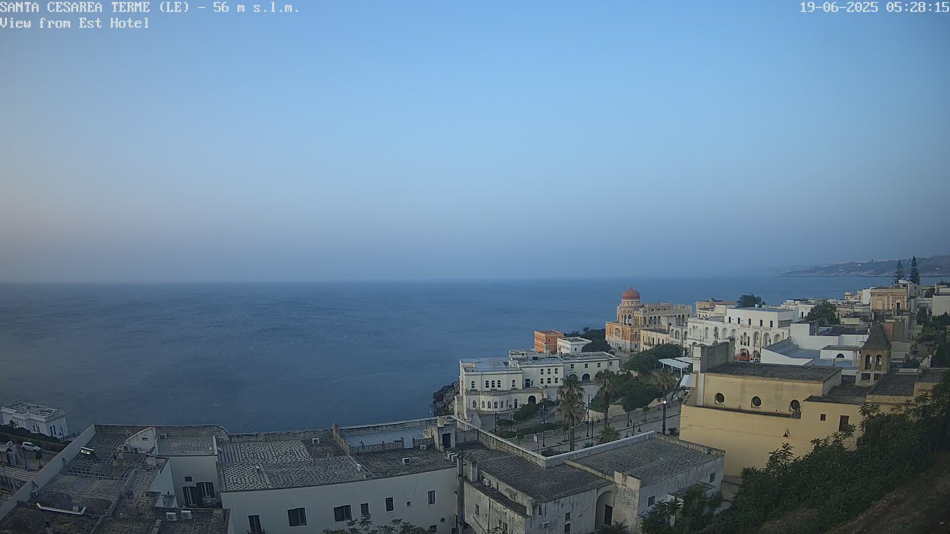 Santa Cesarea Terme, Strait of Otranto Live Cam - Lecce, Apulia, Italy