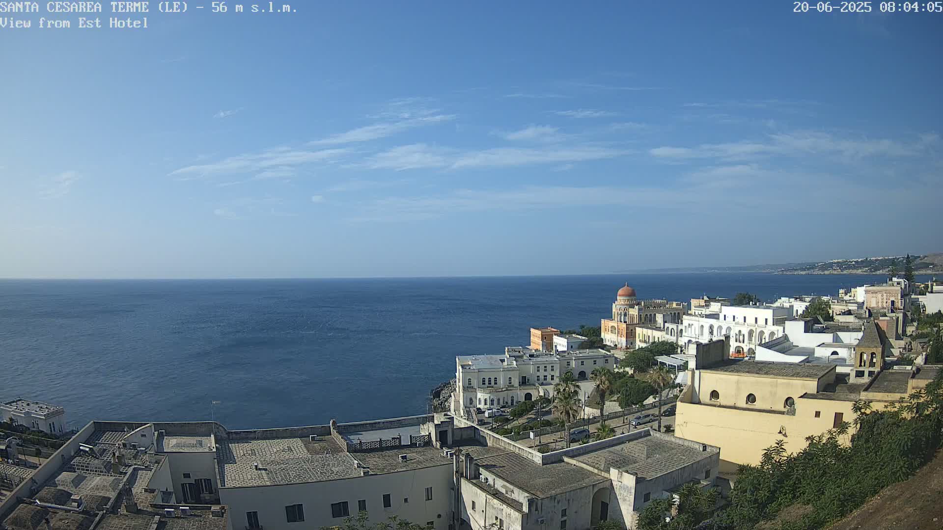Santa Cesarea Terme, Strait of Otranto Live Cam - Lecce, Apulia, Italy