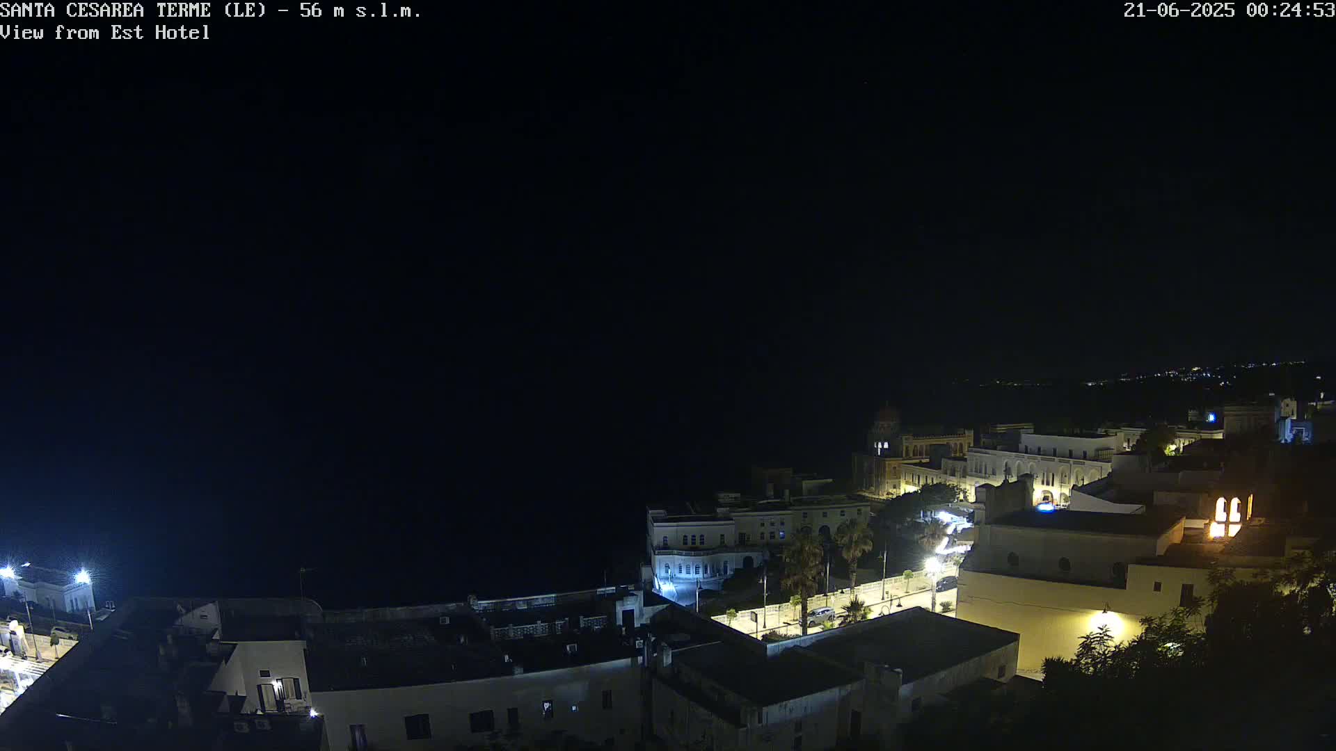 Santa Cesarea Terme, Strait of Otranto Live Cam - Lecce, Apulia, Italy