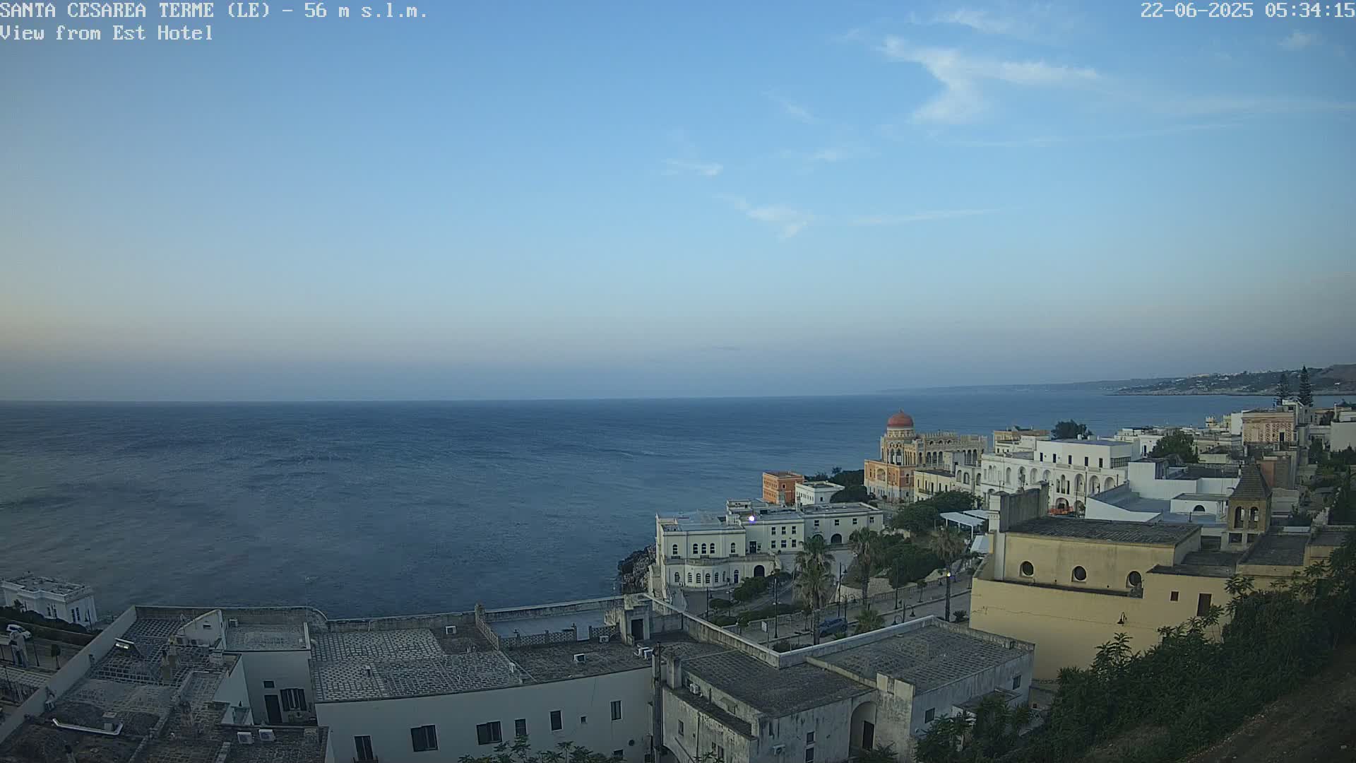 Santa Cesarea Terme, Strait of Otranto Live Cam - Lecce, Apulia, Italy