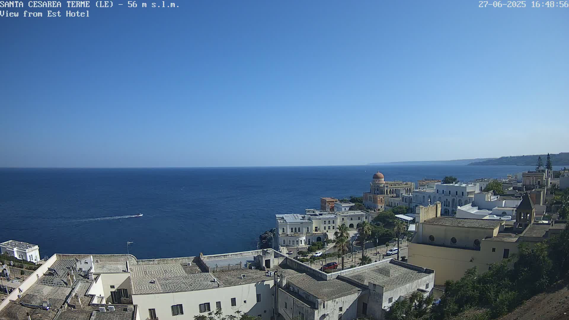 Santa Cesarea Terme, Strait of Otranto Live Cam - Lecce, Apulia, Italy