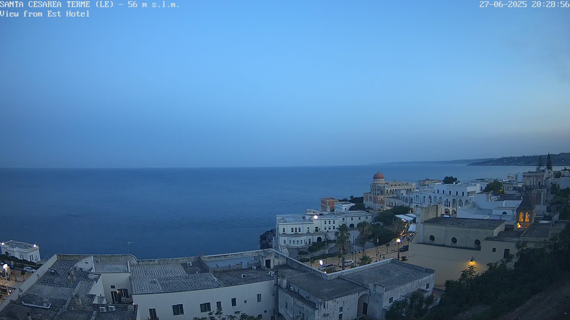 Santa Cesarea Terme, Strait of Otranto Live Cam - Lecce, Apulia, Italy
