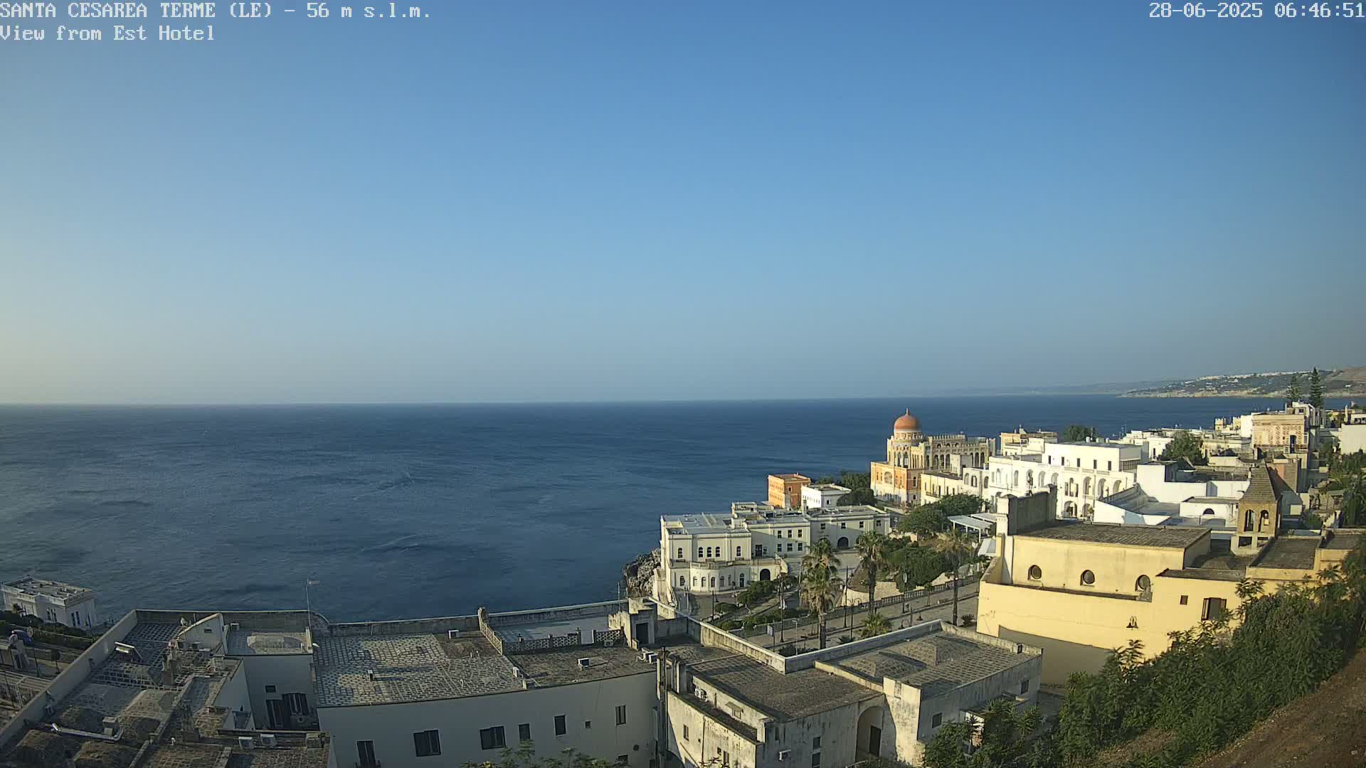 Santa Cesarea Terme, Strait of Otranto Live Cam - Lecce, Apulia, Italy