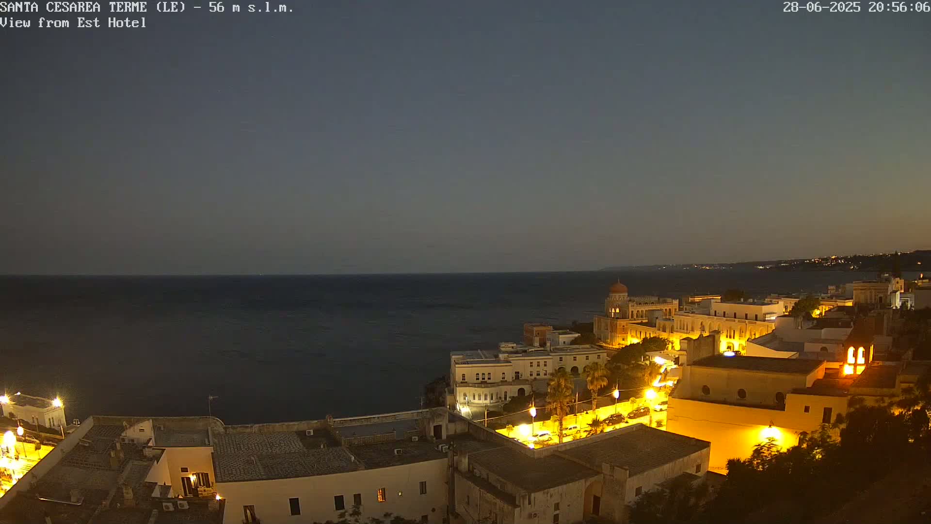 Santa Cesarea Terme, Strait of Otranto Live Cam - Lecce, Apulia, Italy