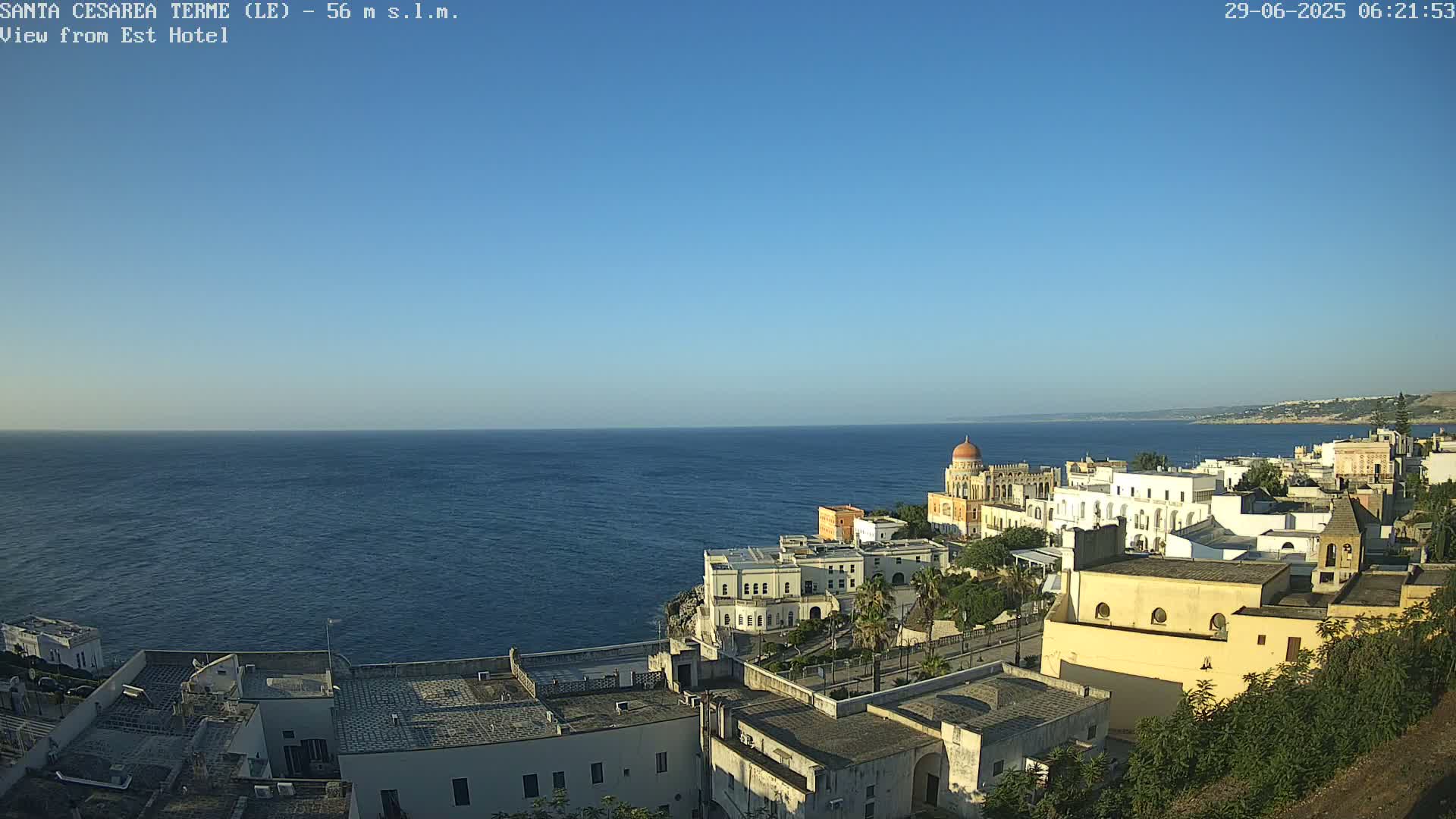 Santa Cesarea Terme, Strait of Otranto Live Cam - Lecce, Apulia, Italy