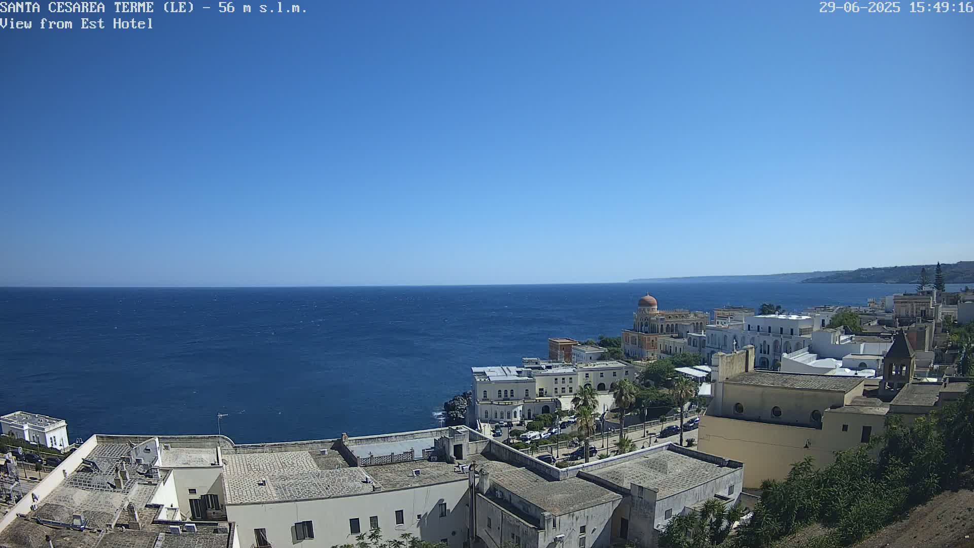Santa Cesarea Terme, Strait of Otranto Live Cam - Lecce, Apulia, Italy