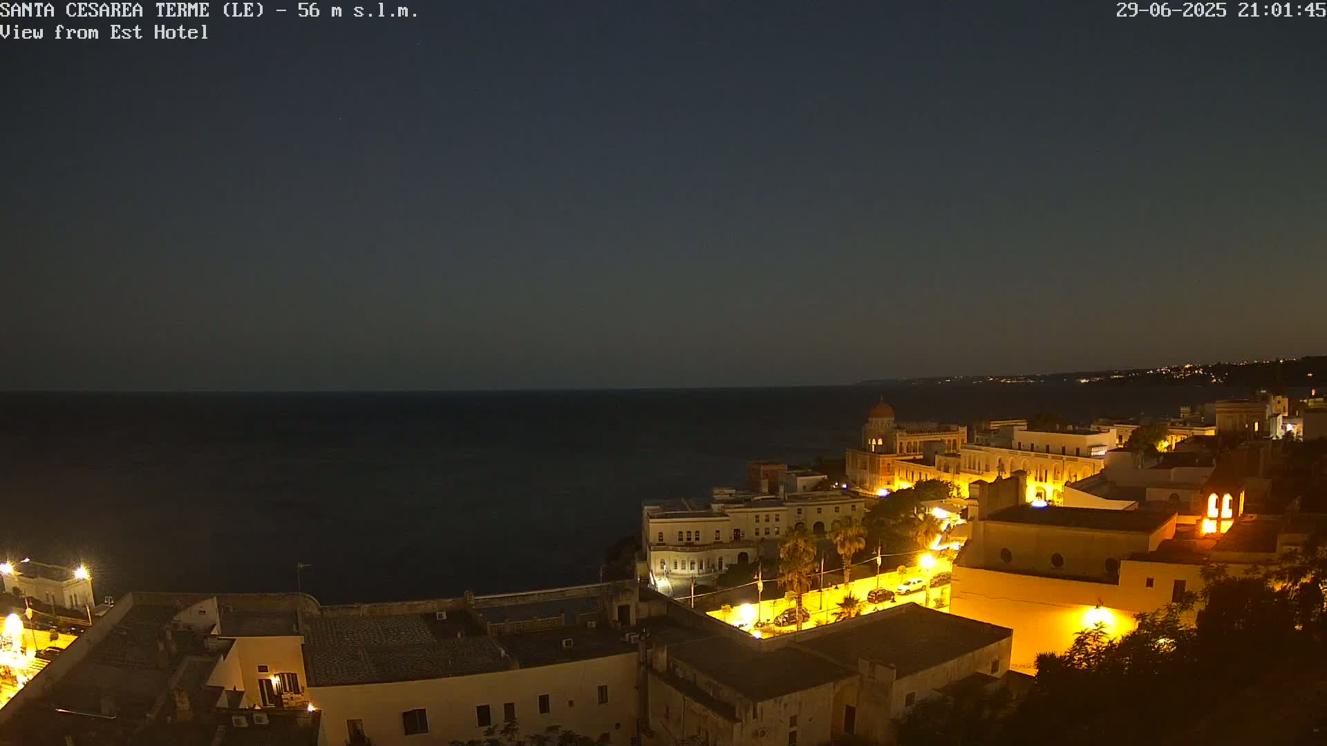 Santa Cesarea Terme, Strait of Otranto Live Cam - Lecce, Apulia, Italy