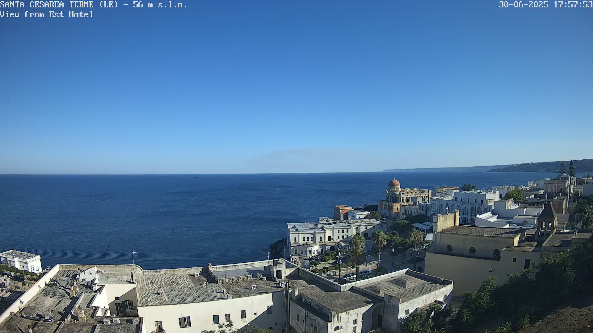 Santa Cesarea Terme, Strait of Otranto Live Cam - Lecce, Apulia, Italy