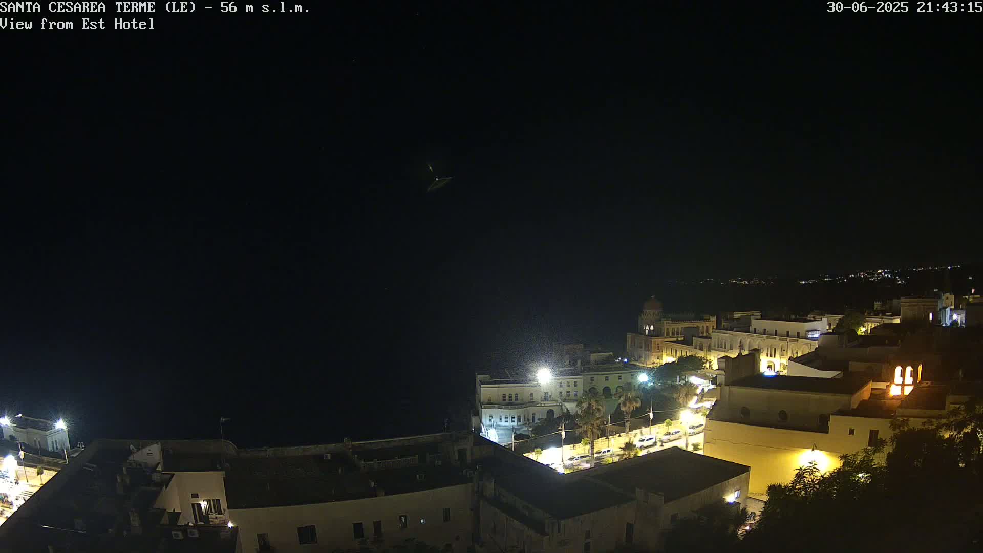 Santa Cesarea Terme, Strait of Otranto Live Cam - Lecce, Apulia, Italy