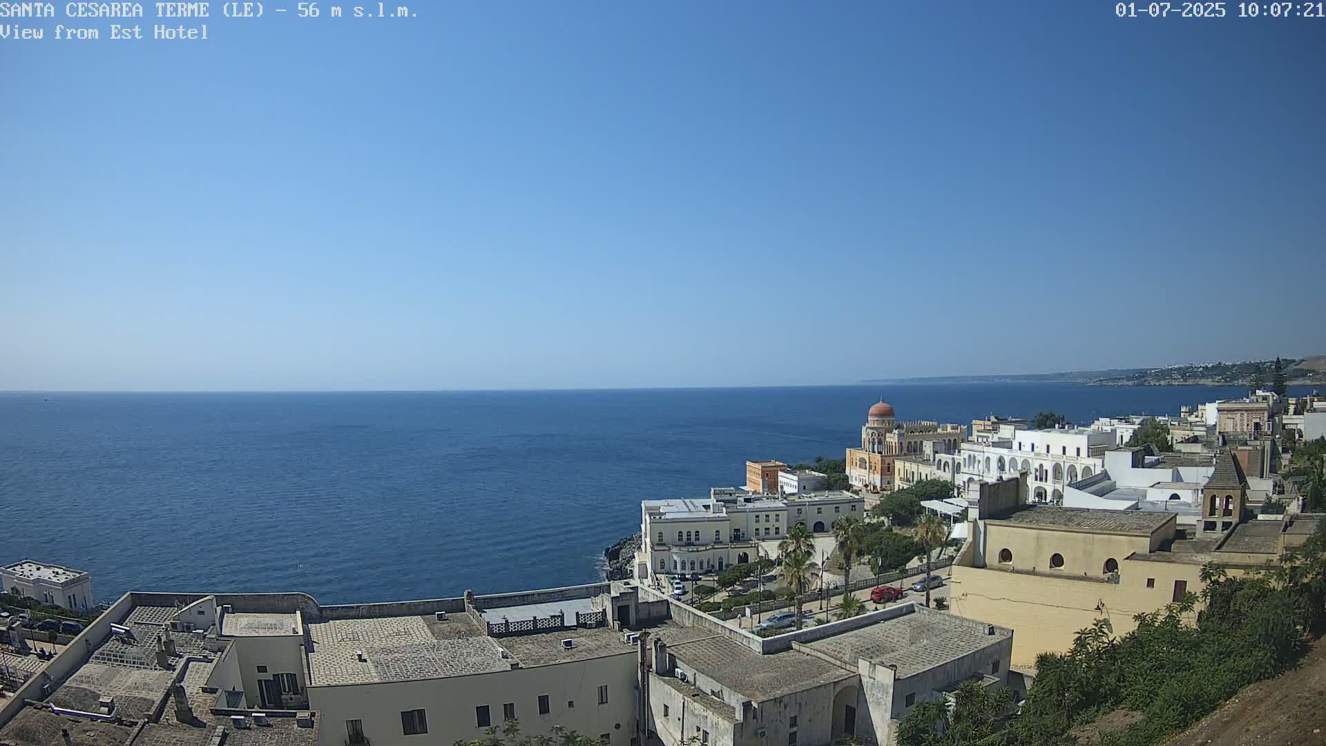 Santa Cesarea Terme, Strait of Otranto Live Cam - Lecce, Apulia, Italy