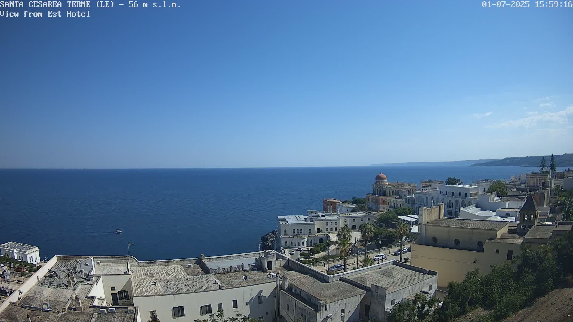Santa Cesarea Terme, Strait of Otranto Live Cam - Lecce, Apulia, Italy