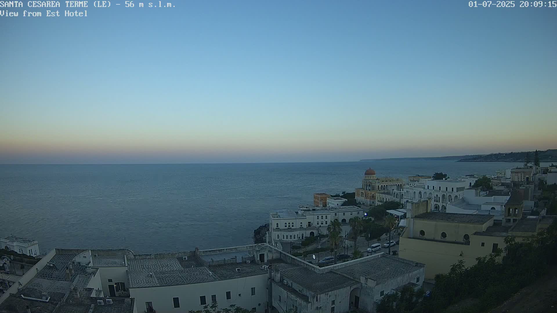 Santa Cesarea Terme, Strait of Otranto Live Cam - Lecce, Apulia, Italy