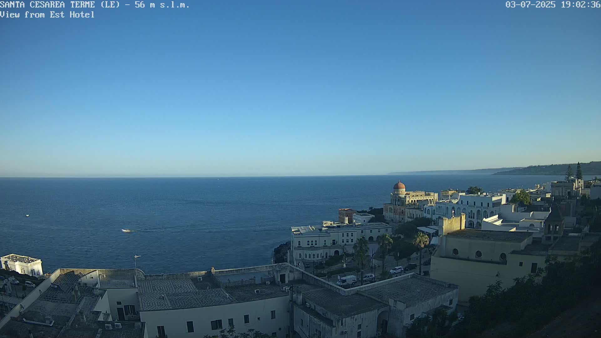 Santa Cesarea Terme, Strait of Otranto Live Cam - Lecce, Apulia, Italy