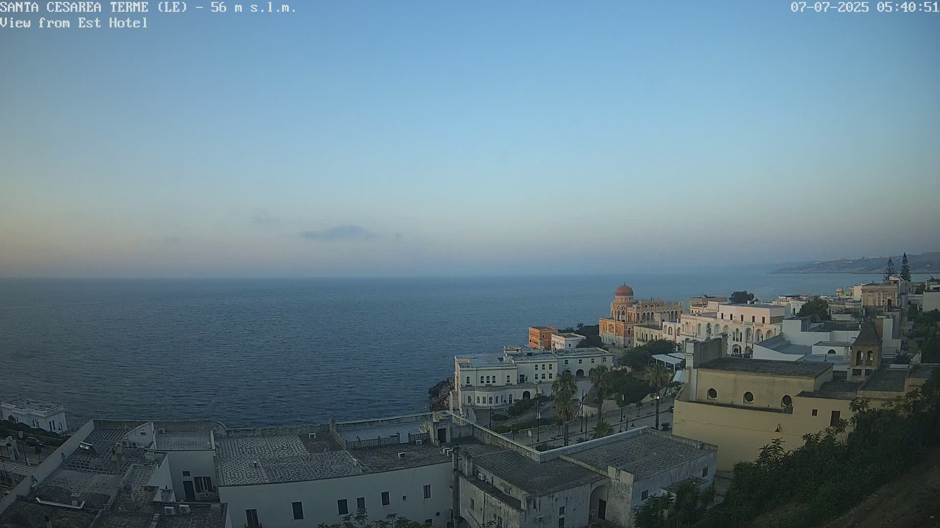 Santa Cesarea Terme, Strait of Otranto Live Cam - Lecce, Apulia, Italy