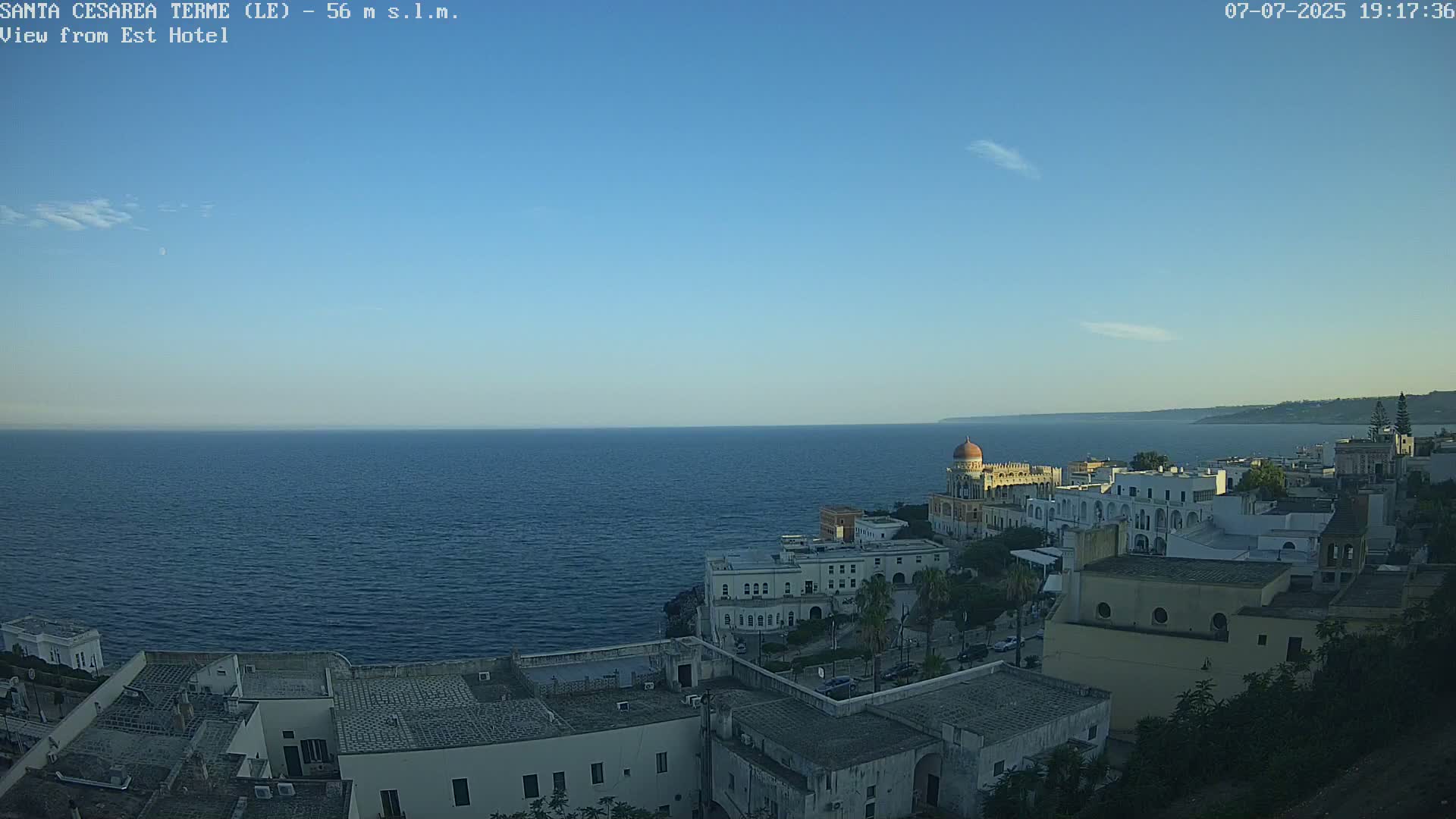 Santa Cesarea Terme, Strait of Otranto Live Cam - Lecce, Apulia, Italy