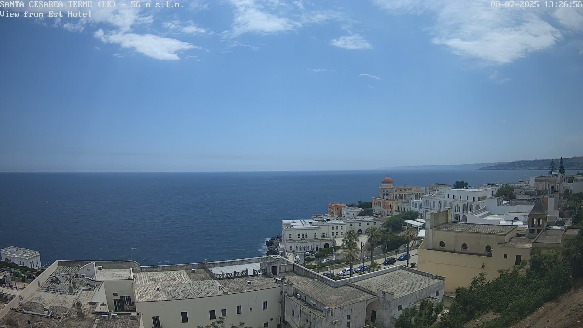 Santa Cesarea Terme, Strait of Otranto Live Cam - Lecce, Apulia, Italy