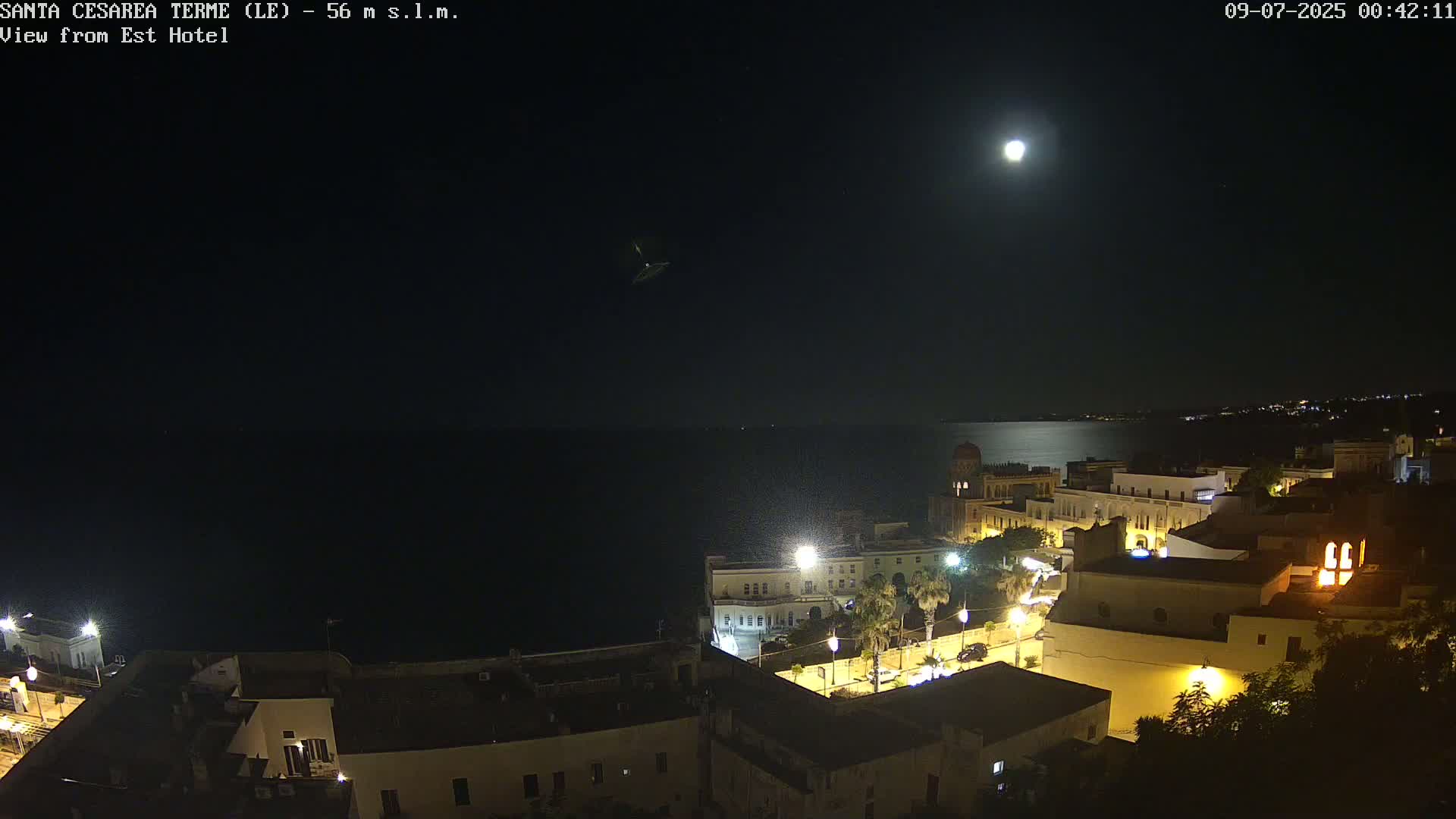 Santa Cesarea Terme, Strait of Otranto Live Cam - Lecce, Apulia, Italy