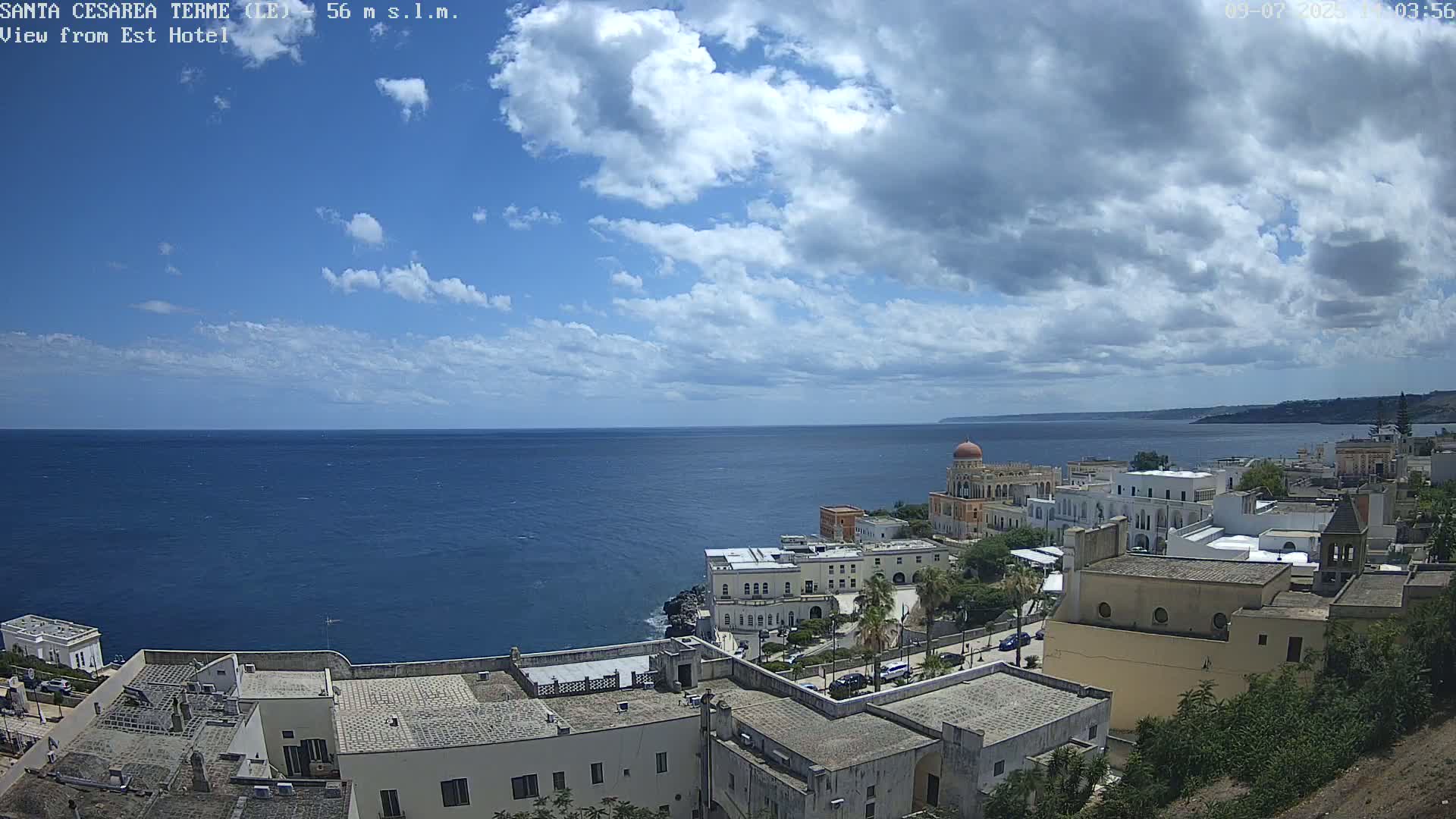 Santa Cesarea Terme, Strait of Otranto Live Cam - Lecce, Apulia, Italy