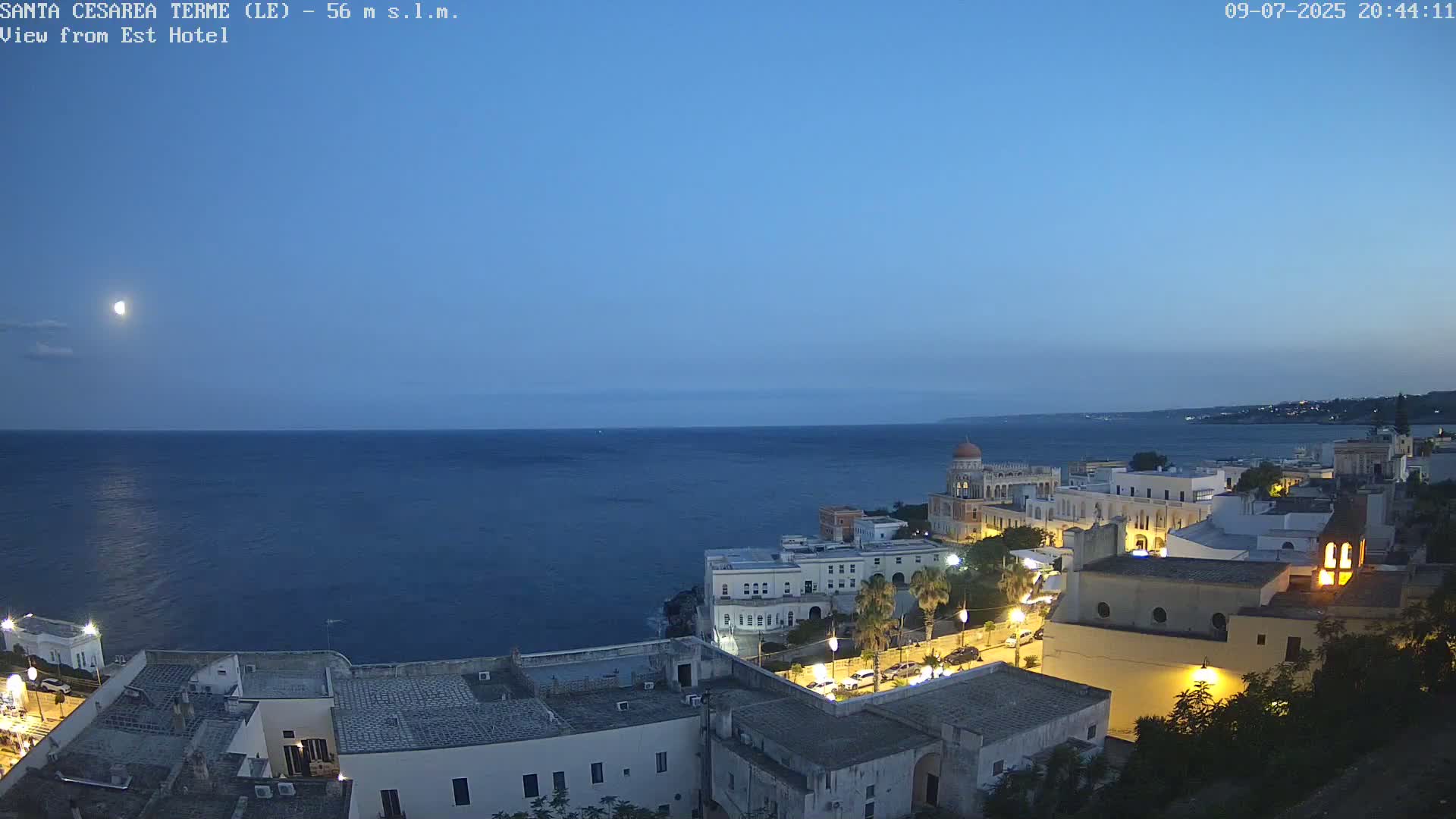Santa Cesarea Terme, Strait of Otranto Live Cam - Lecce, Apulia, Italy