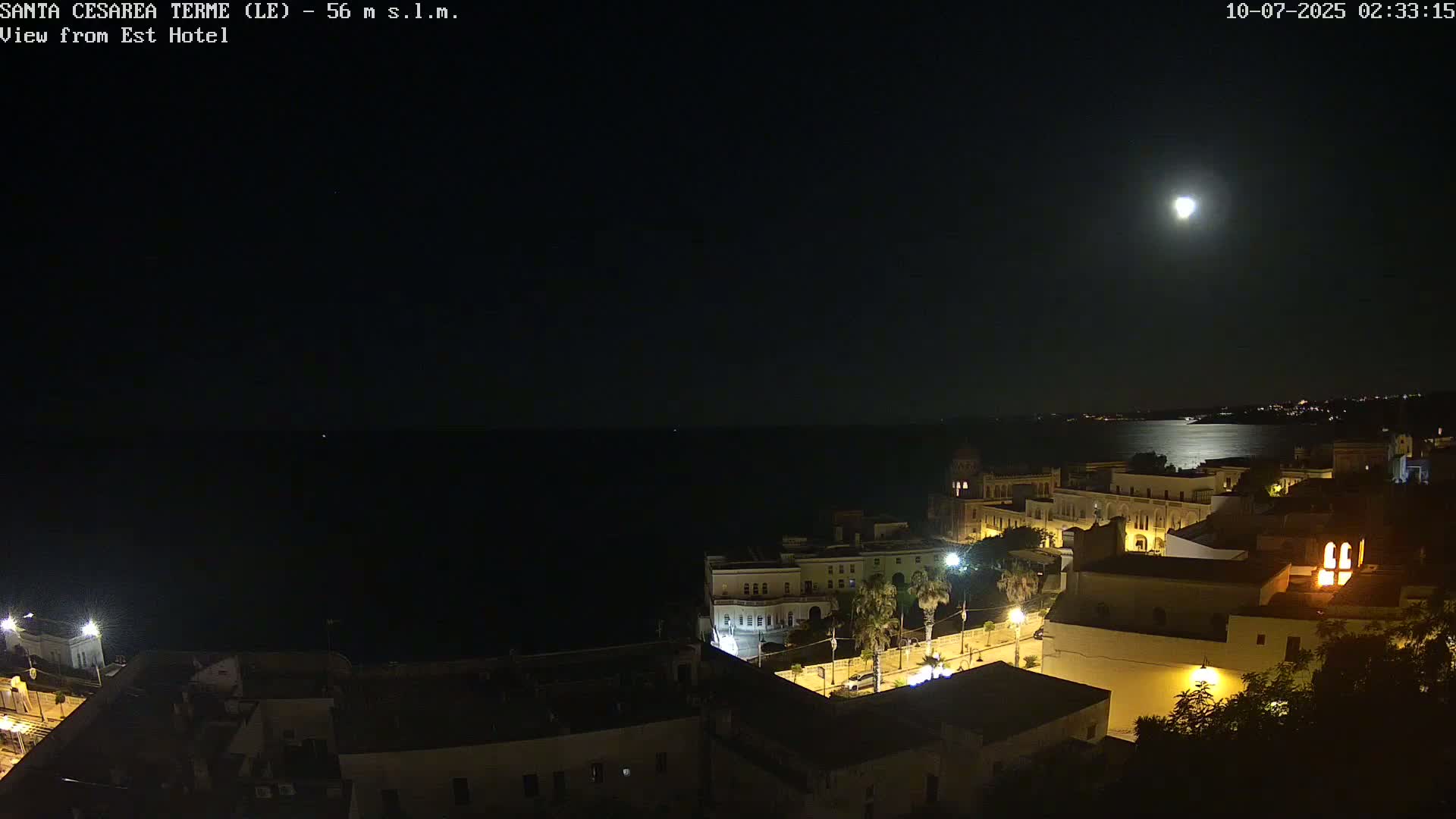 Santa Cesarea Terme, Strait of Otranto Live Cam - Lecce, Apulia, Italy