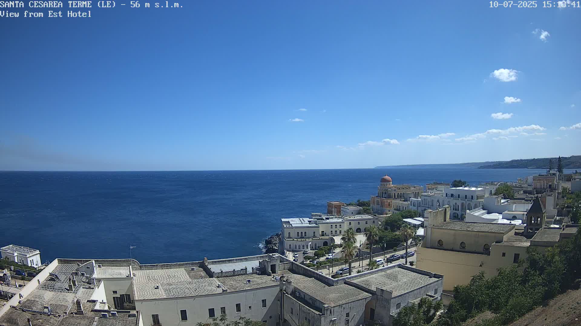 Santa Cesarea Terme, Strait of Otranto Live Cam - Lecce, Apulia, Italy