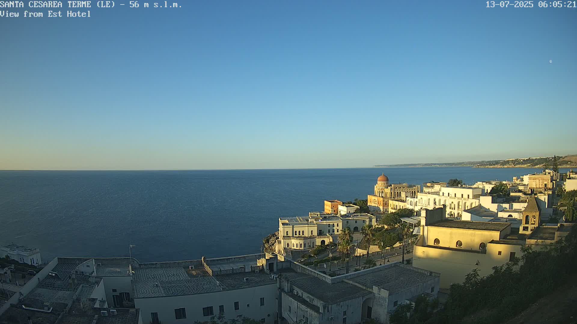 Santa Cesarea Terme, Strait of Otranto Live Cam - Lecce, Apulia, Italy