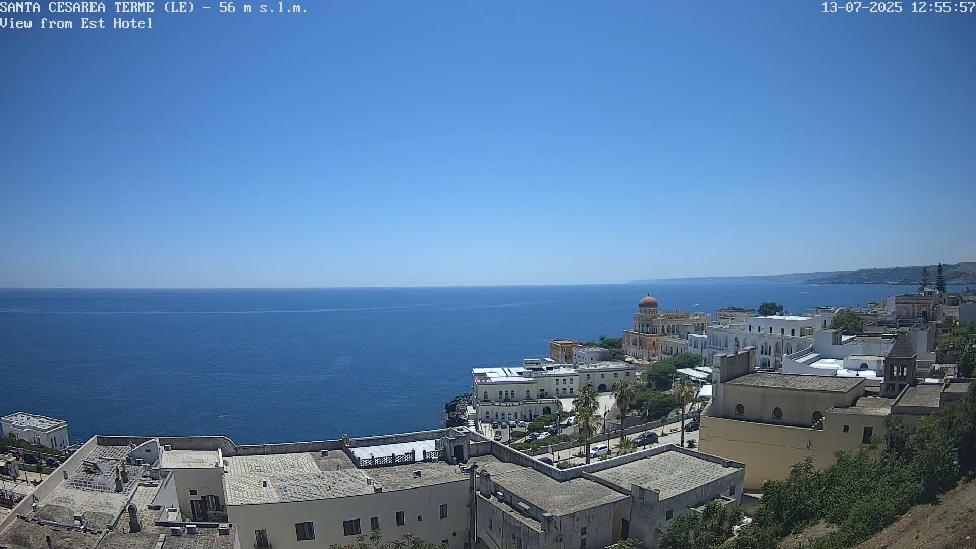 Santa Cesarea Terme, Strait of Otranto Live Cam - Lecce, Apulia, Italy