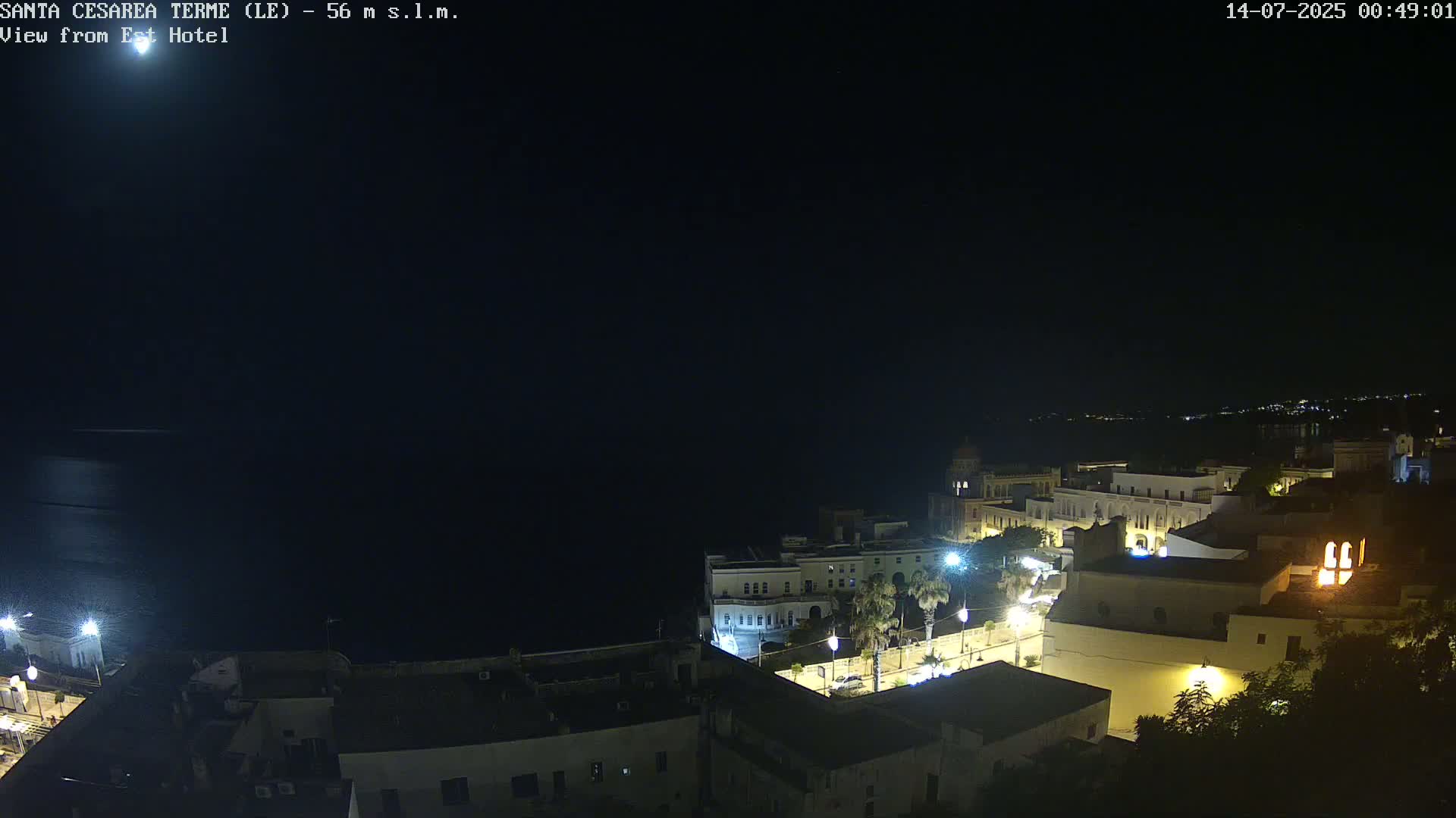 Santa Cesarea Terme, Strait of Otranto Live Cam - Lecce, Apulia, Italy
