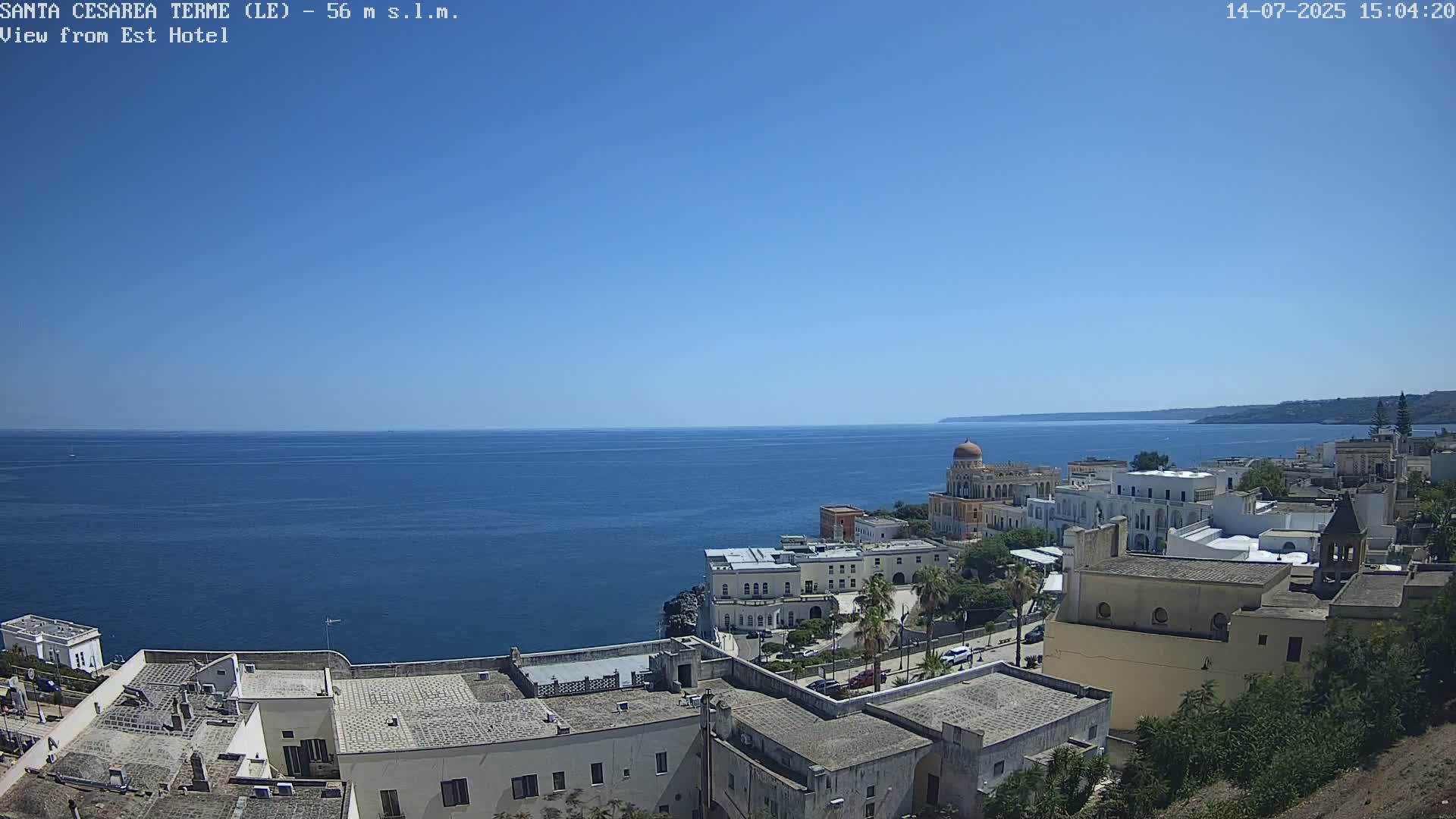 Santa Cesarea Terme, Strait of Otranto Live Cam - Lecce, Apulia, Italy