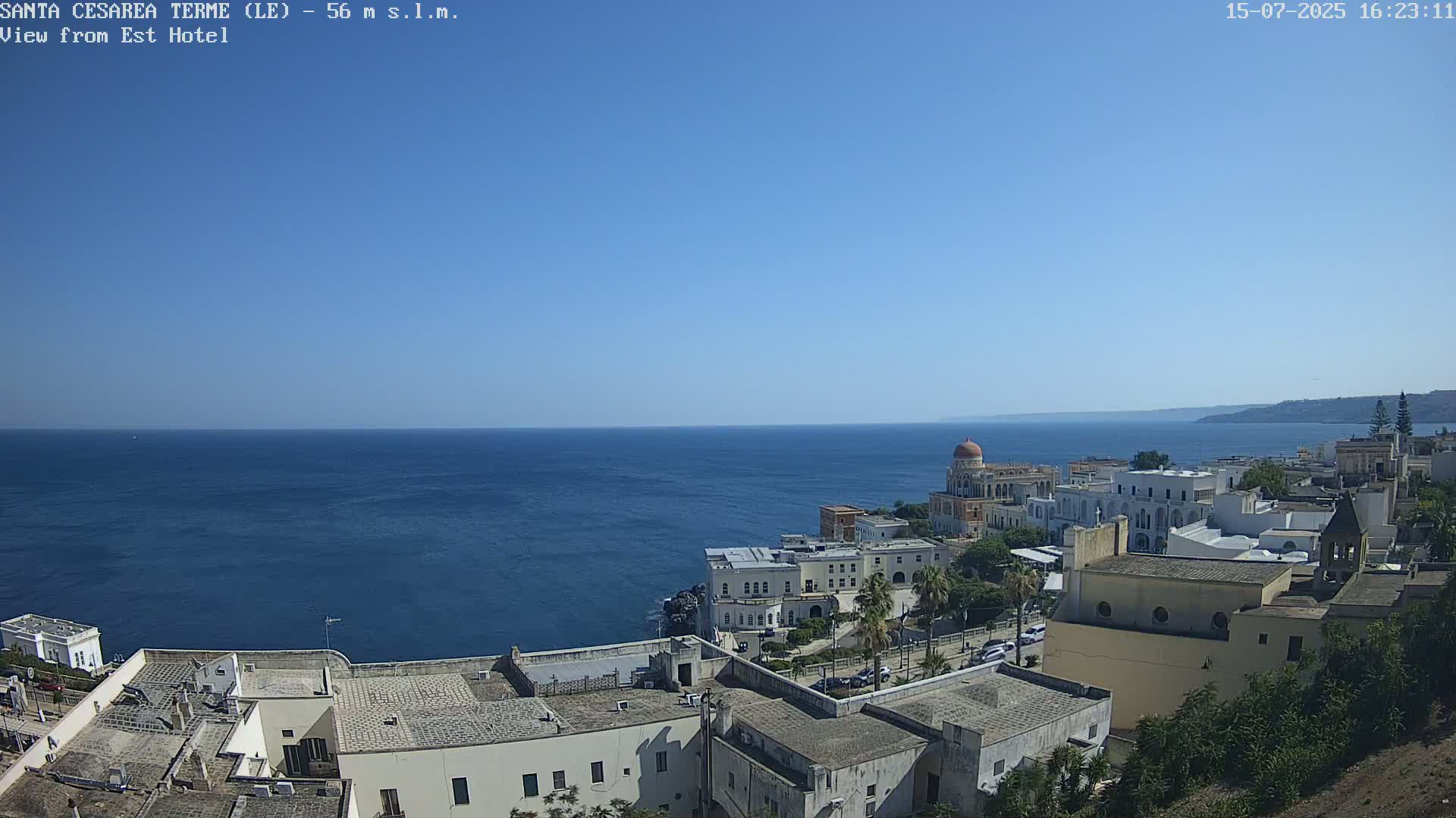 Santa Cesarea Terme, Strait of Otranto Live Cam - Lecce, Apulia, Italy