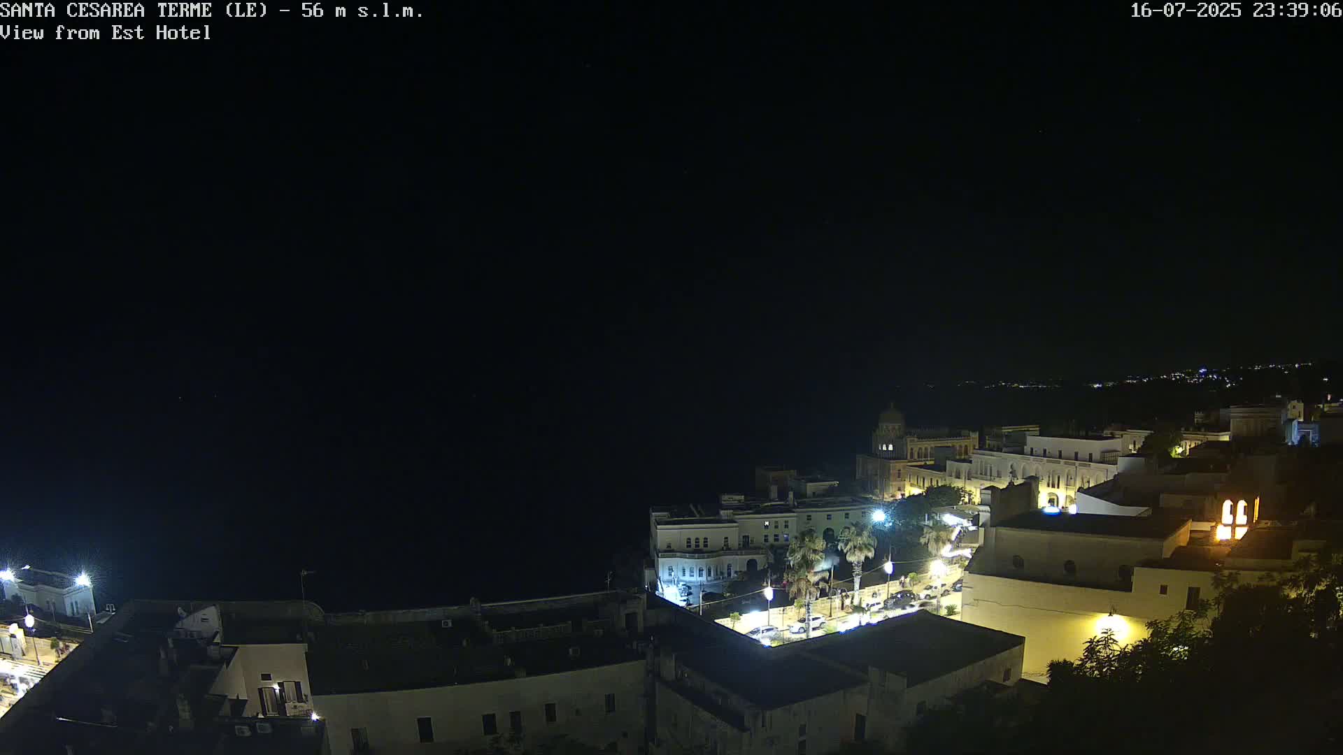 Santa Cesarea Terme, Strait of Otranto Live Cam - Lecce, Apulia, Italy