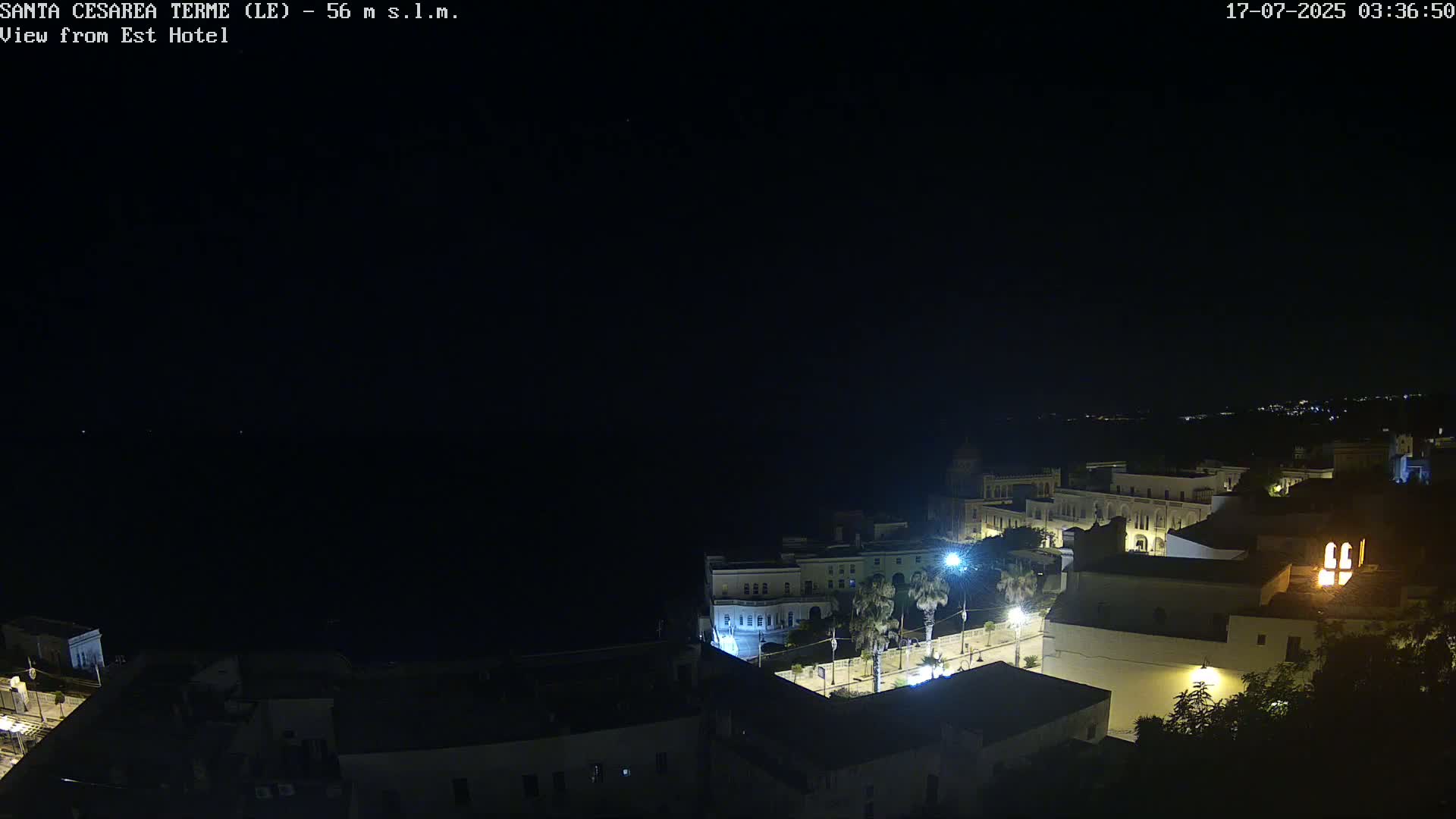 Santa Cesarea Terme, Strait of Otranto Live Cam - Lecce, Apulia, Italy
