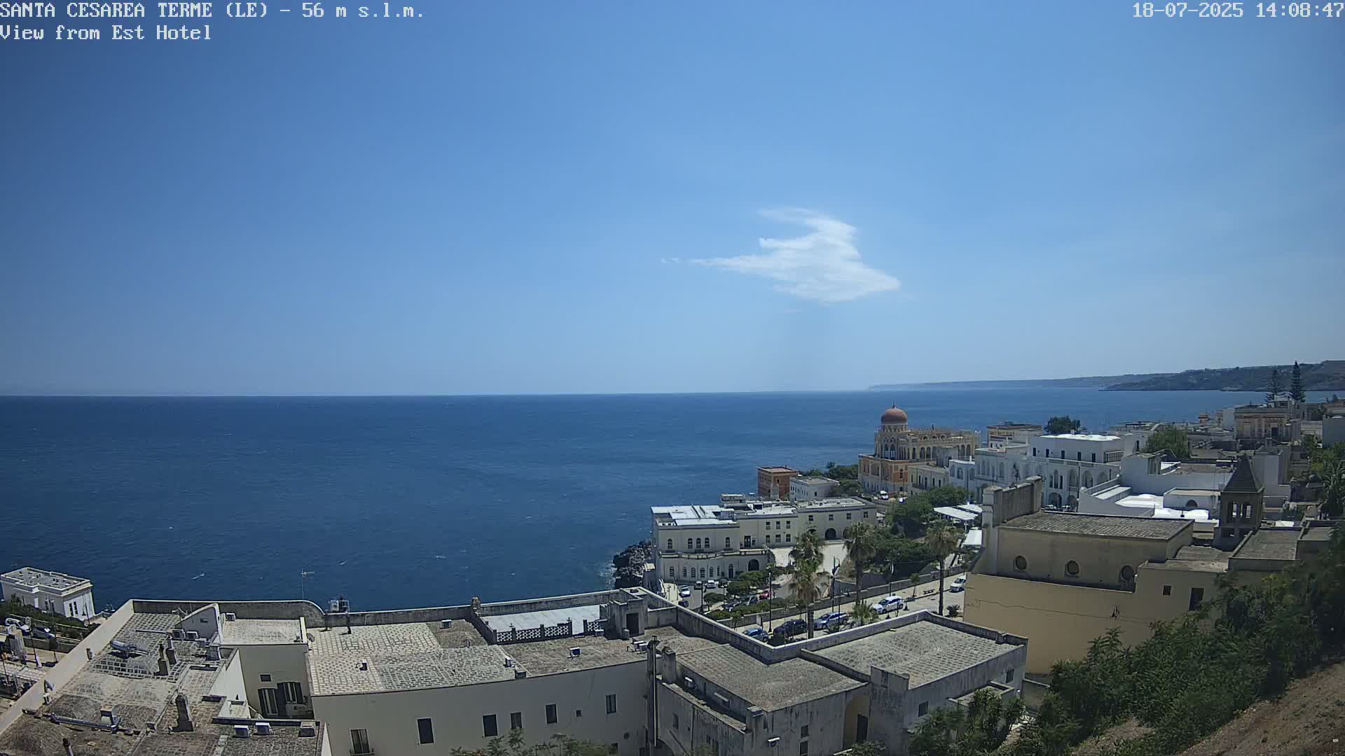 Santa Cesarea Terme, Strait of Otranto Live Cam - Lecce, Apulia, Italy