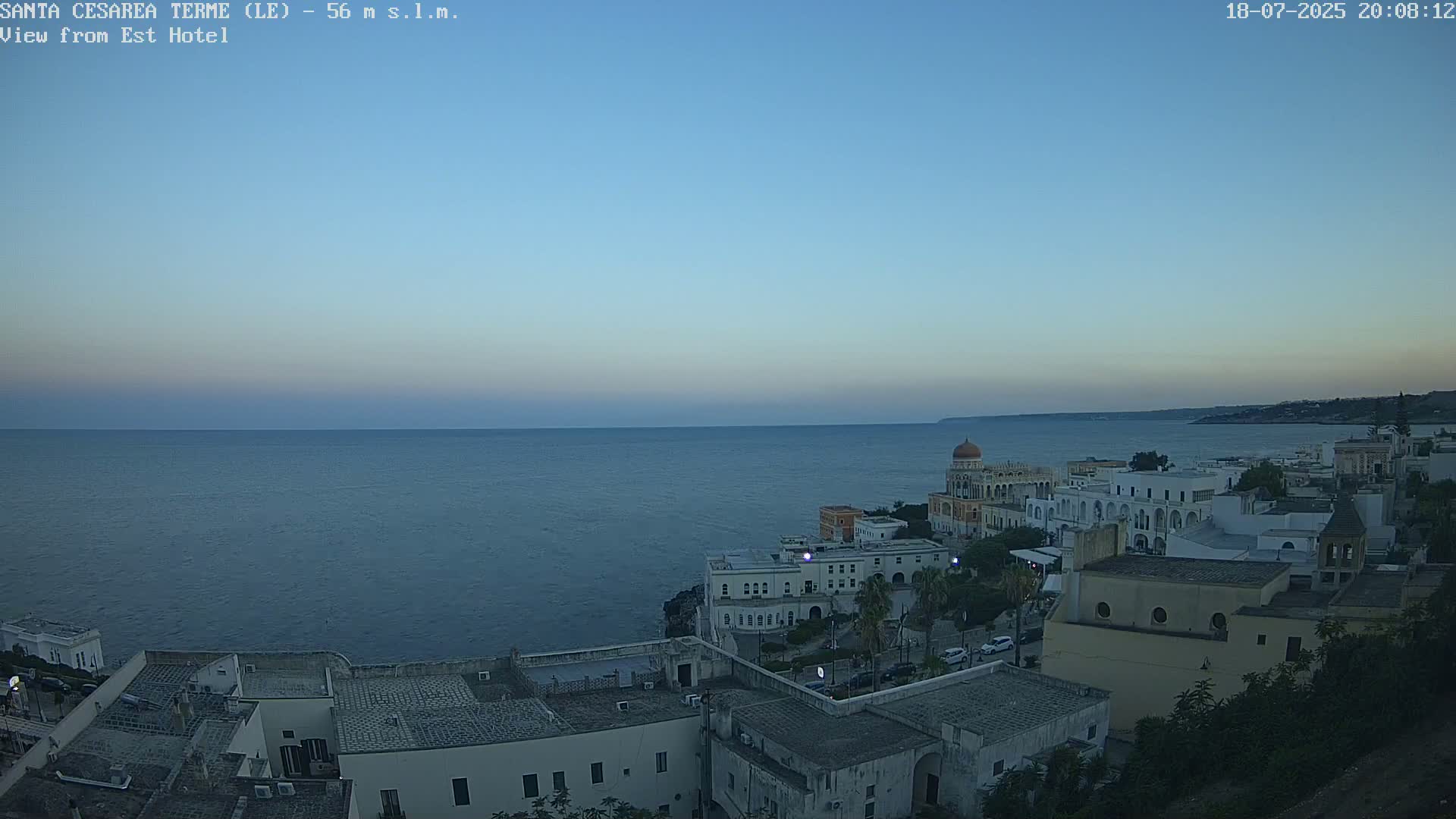 Santa Cesarea Terme, Strait of Otranto Live Cam - Lecce, Apulia, Italy