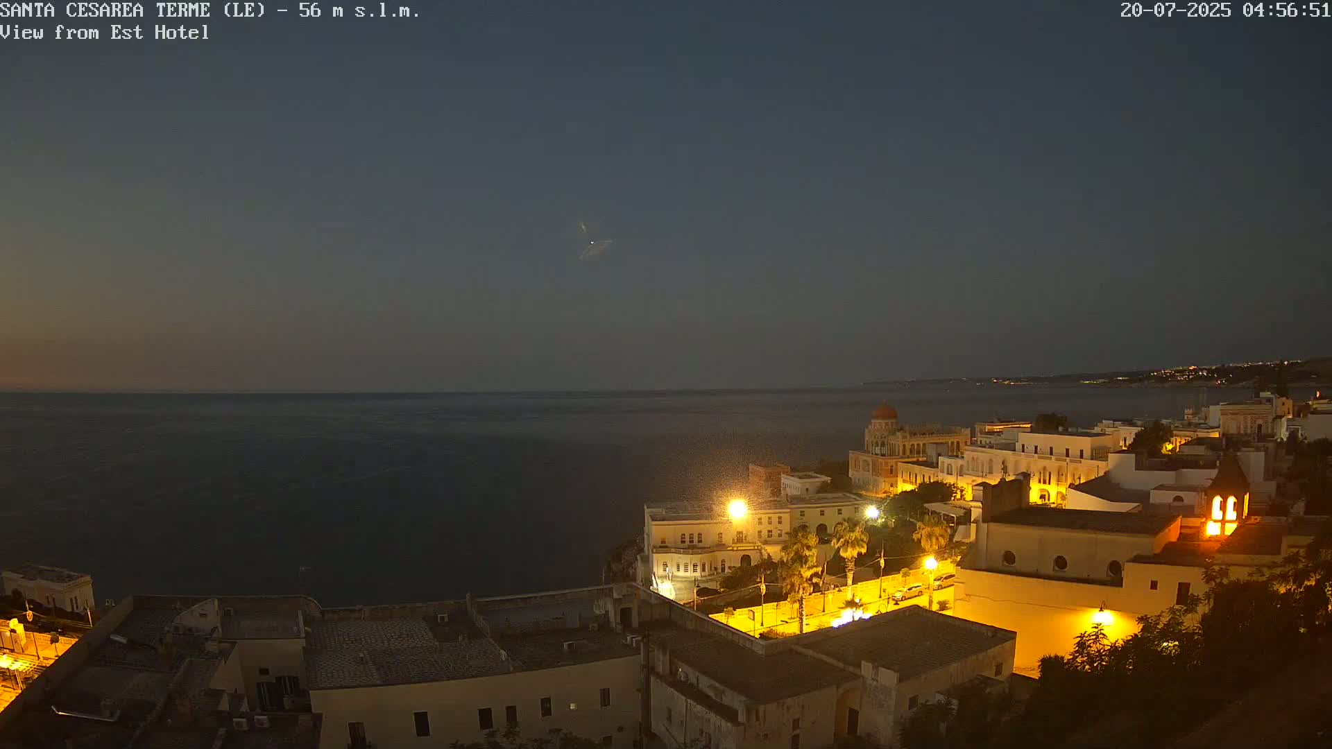 Santa Cesarea Terme, Strait of Otranto Live Cam - Lecce, Apulia, Italy
