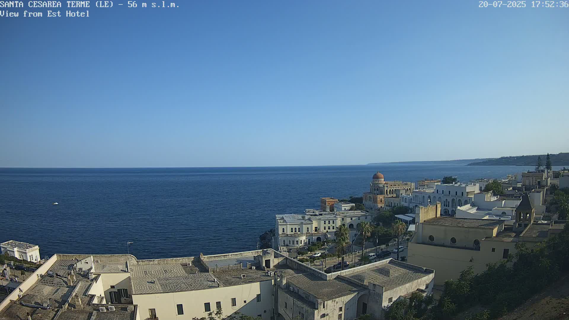 Santa Cesarea Terme, Strait of Otranto Live Cam - Lecce, Apulia, Italy