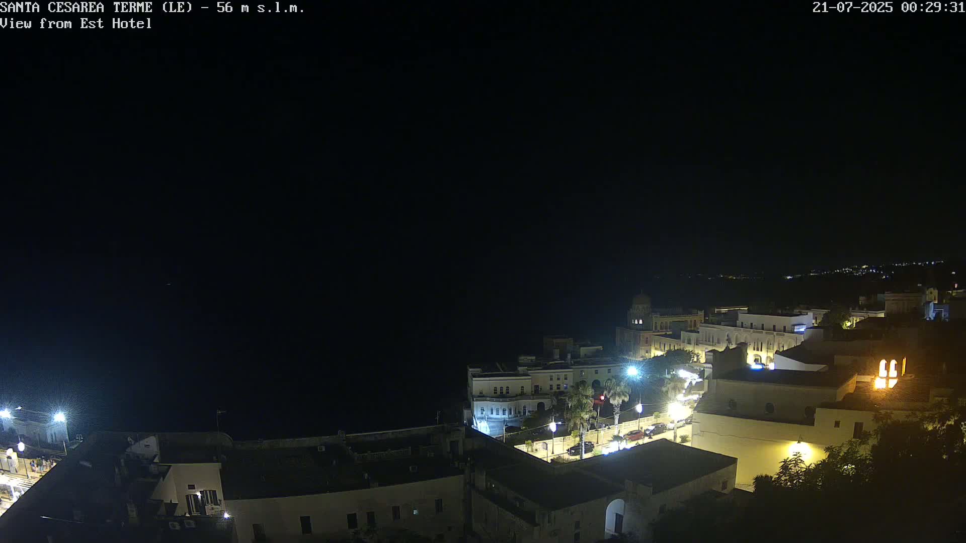 Santa Cesarea Terme, Strait of Otranto Live Cam - Lecce, Apulia, Italy