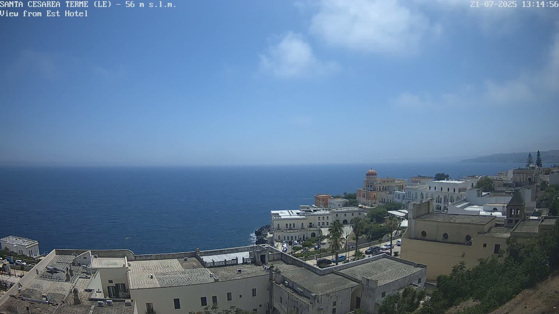 Santa Cesarea Terme, Strait of Otranto Live Cam - Lecce, Apulia, Italy
